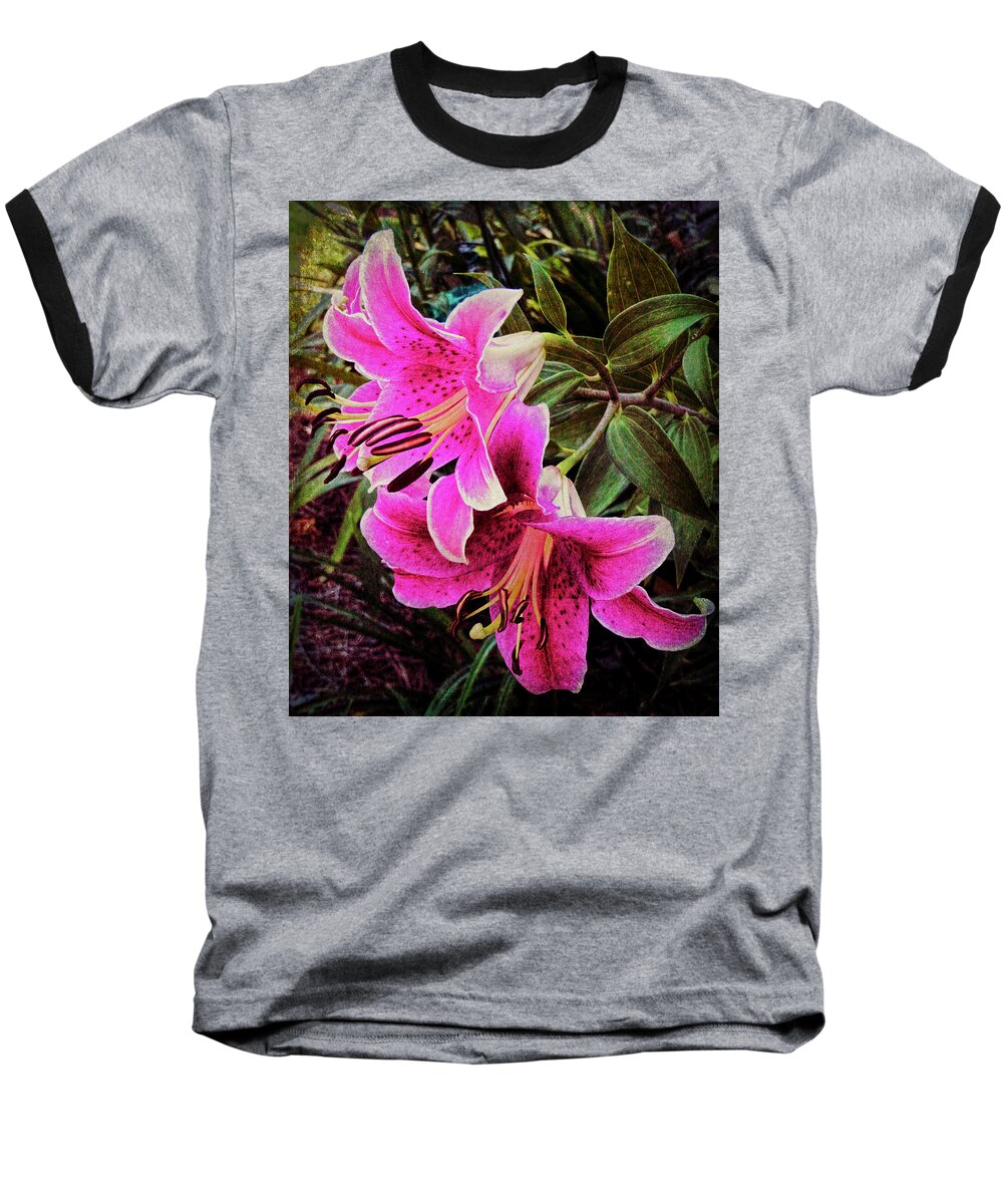 Fine Art Prints Baseball T-Shirt featuring the photograph Double Beauty by Dave Bosse