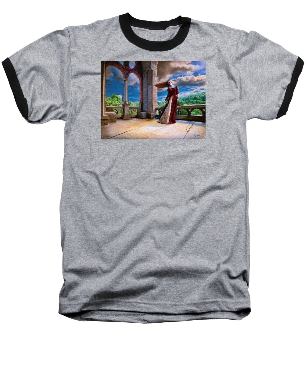 Dream Baseball T-Shirt featuring the painting Dreams of Heaven by David Luebbert