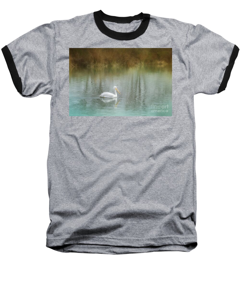 Nature Baseball T-Shirt featuring the photograph Dreamy Solitude by Norma Warden