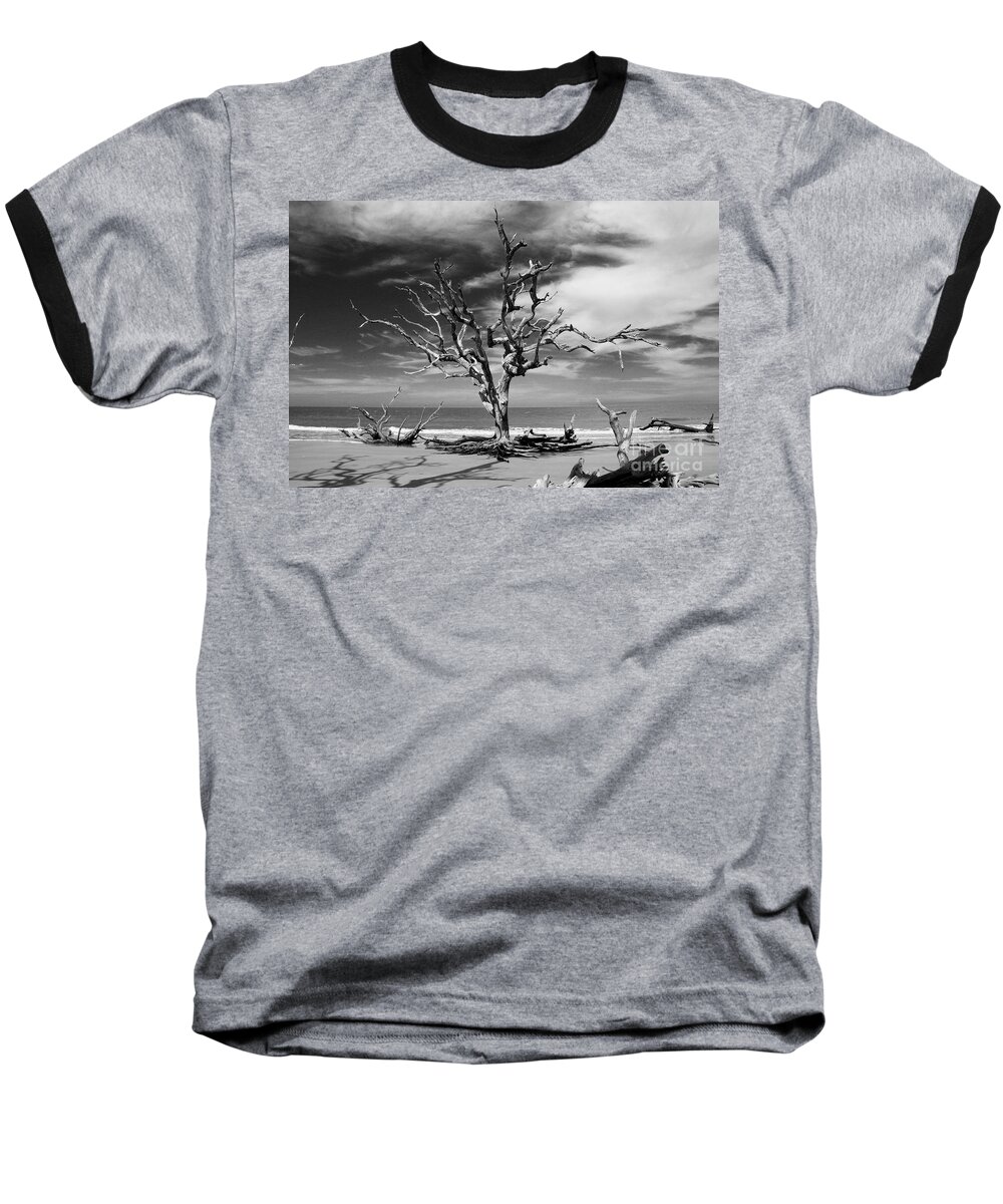 Jekyll Island Baseball T-Shirt featuring the photograph Driftin by Phil Cappiali Jr