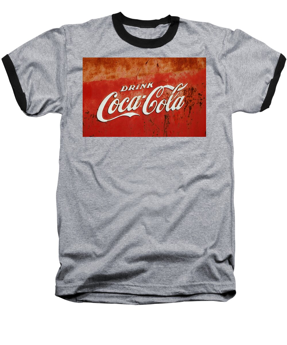 Usa Baseball T-Shirt featuring the photograph Drink Coca Cola by LeeAnn McLaneGoetz McLaneGoetzStudioLLCcom