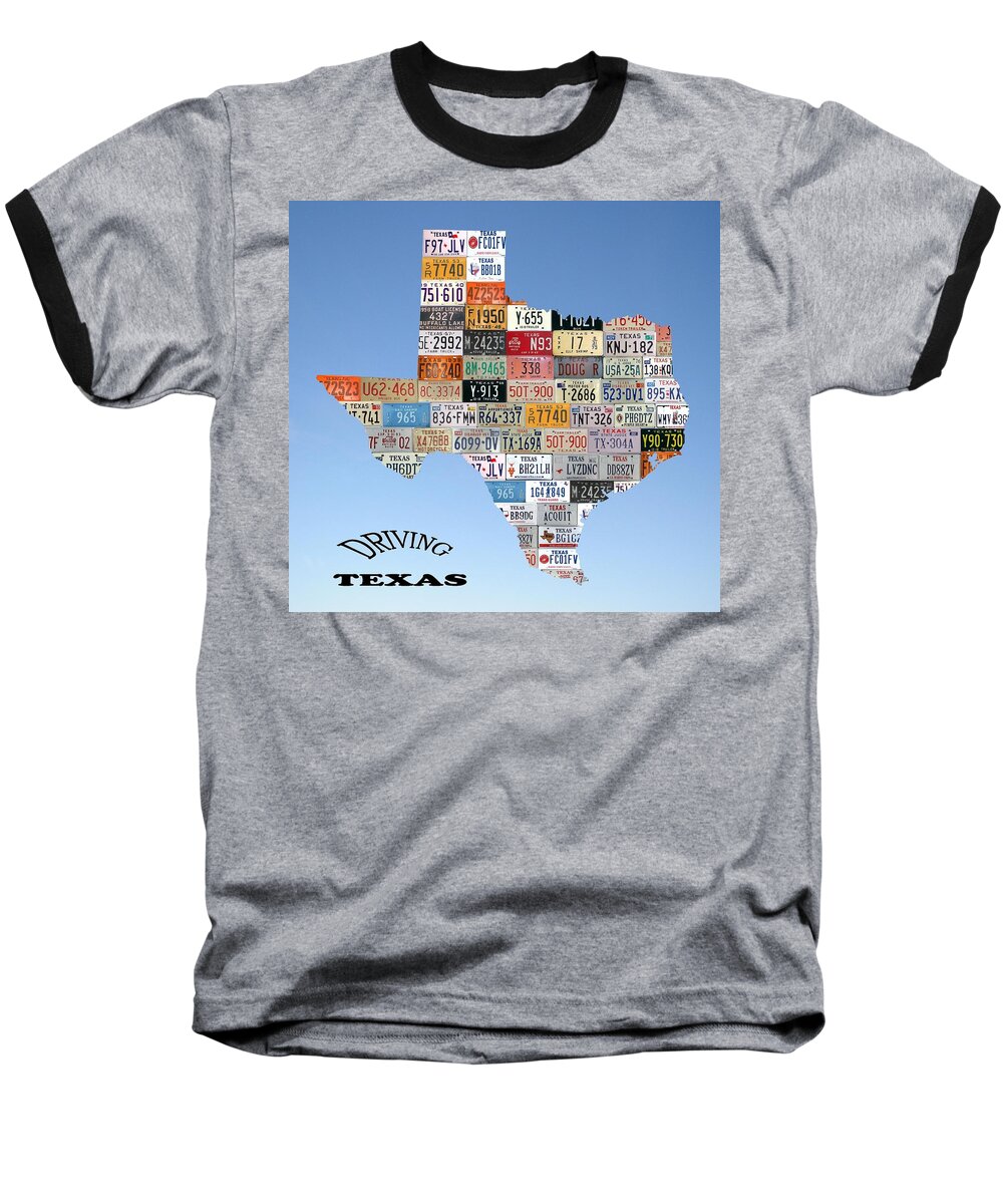 Texas Baseball T-Shirt featuring the photograph Driving Texas by Jewels Hamrick