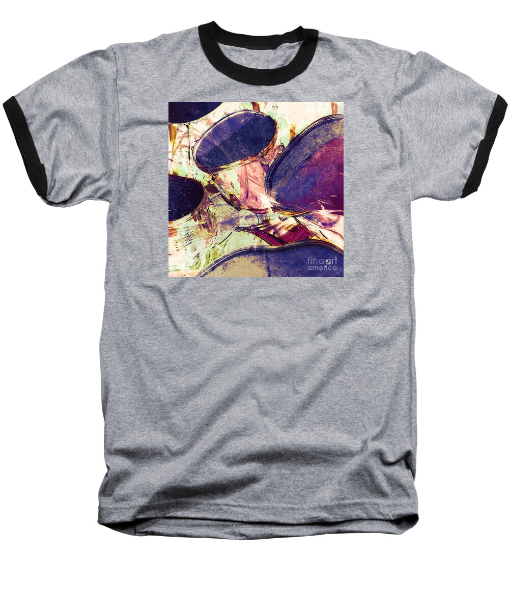 Drum Baseball T-Shirt featuring the photograph Drum Roll by LemonArt Photography