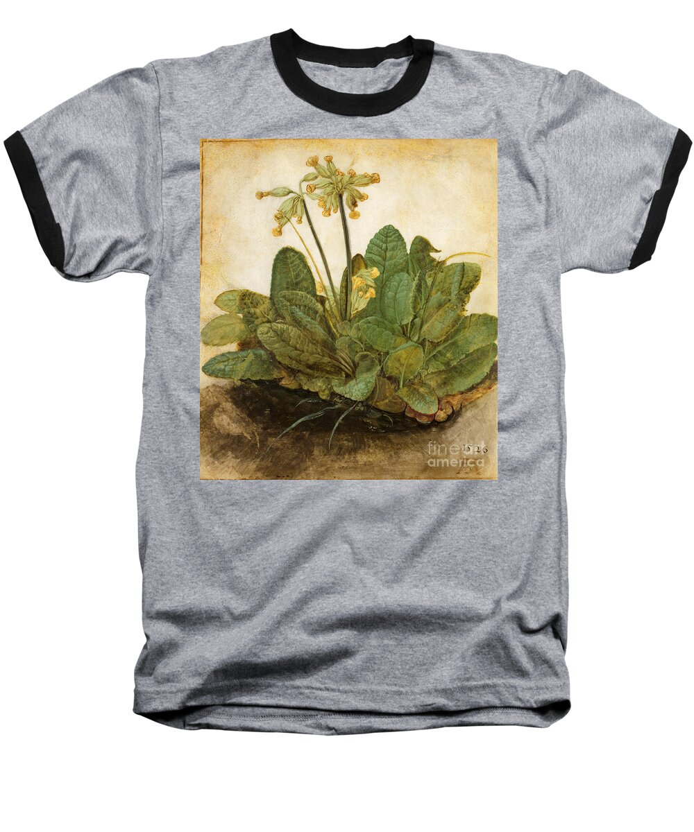 15th Century Baseball T-Shirt featuring the photograph Durer Tuft Of Cowslips by Granger