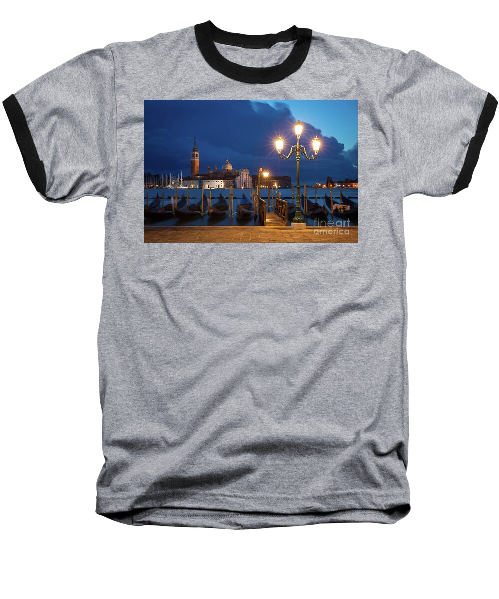 Venice Baseball T-Shirt featuring the photograph Early Morning in Venice by Brian Jannsen
