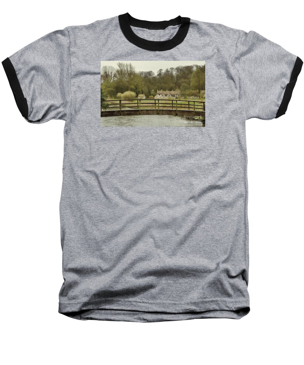 Arlington Row Baseball T-Shirt featuring the photograph Early Spring in the Counties by Jasna Buncic