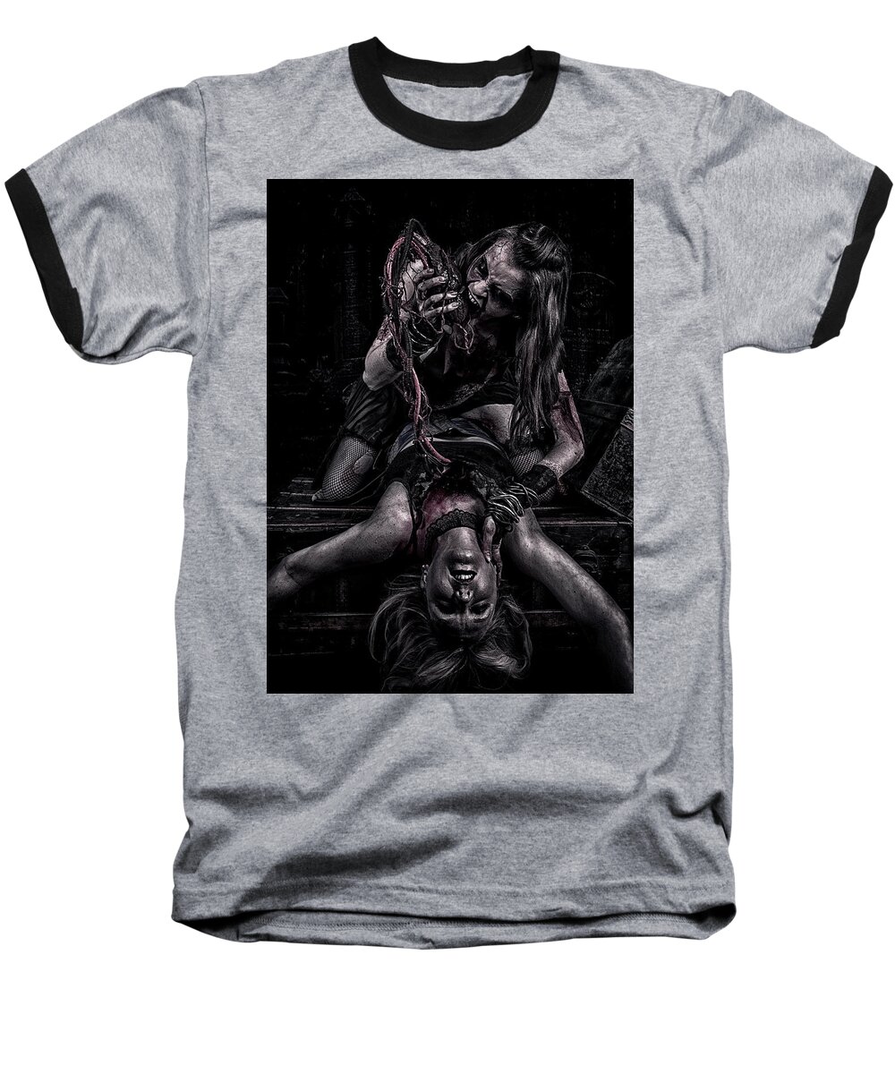 Zombie Baseball T-Shirt featuring the photograph Eat Your Heart Out by Wade Aiken