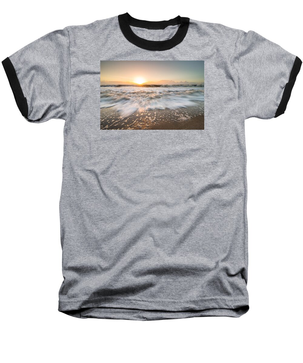 South Baseball T-Shirt featuring the photograph Edisto Island Sunrise by Serge Skiba
