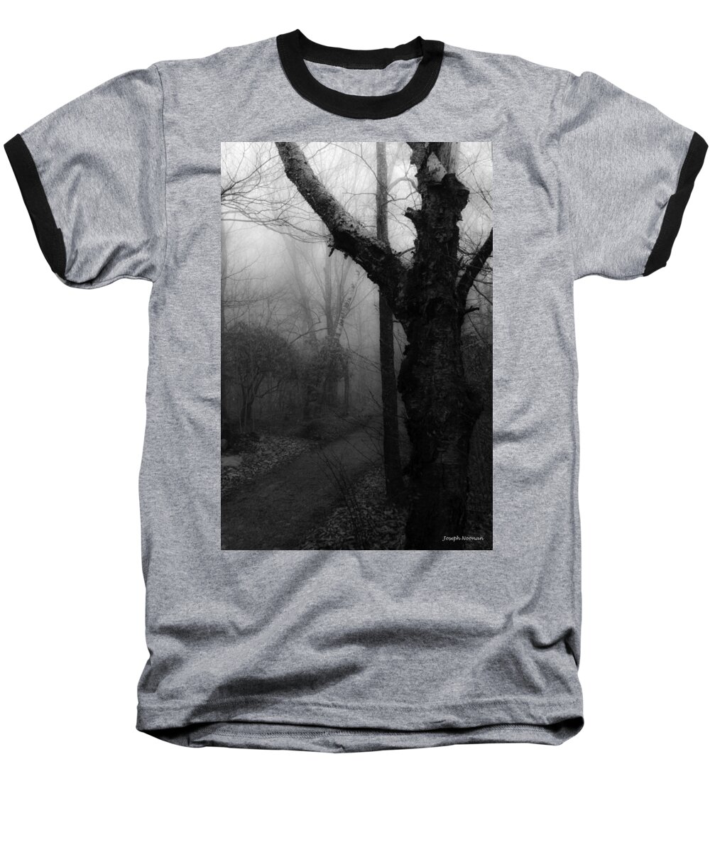 Fog Baseball T-Shirt featuring the photograph Eerie Stillness by Joseph Noonan