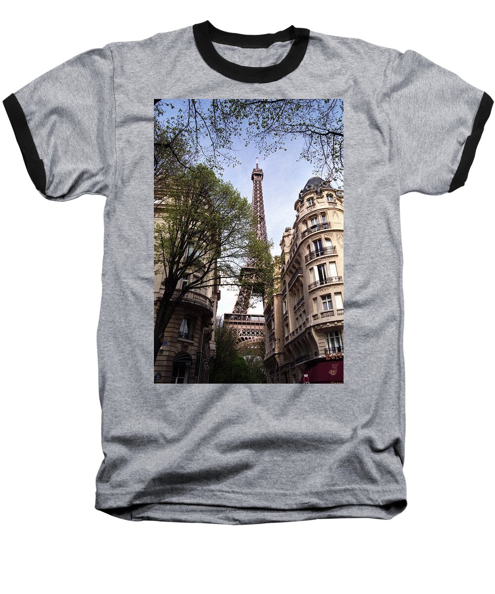Eiffel Tower Baseball T-Shirt featuring the photograph Eiffel Tower 2b by Andrew Fare