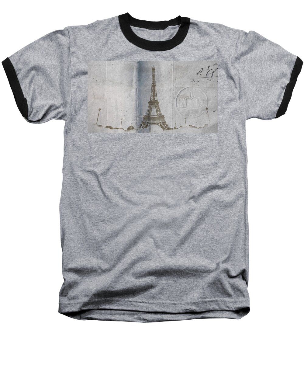 Eiffel Tower Baseball T-Shirt featuring the photograph Eiffel Tower Paris 27 by Jean Francois Gil