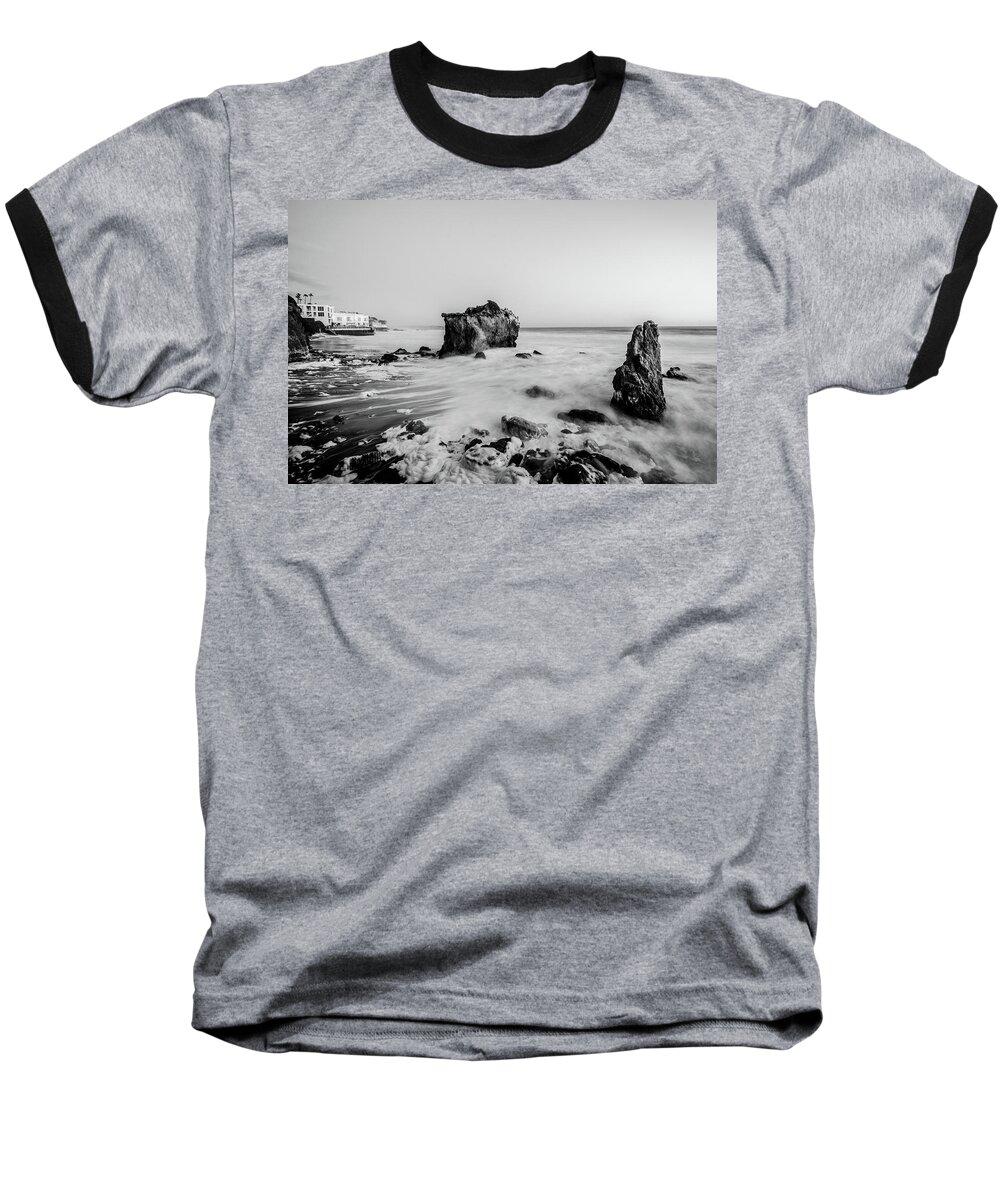 Landscape Baseball T-Shirt featuring the photograph El Matador State Beach by Margaret Pitcher
