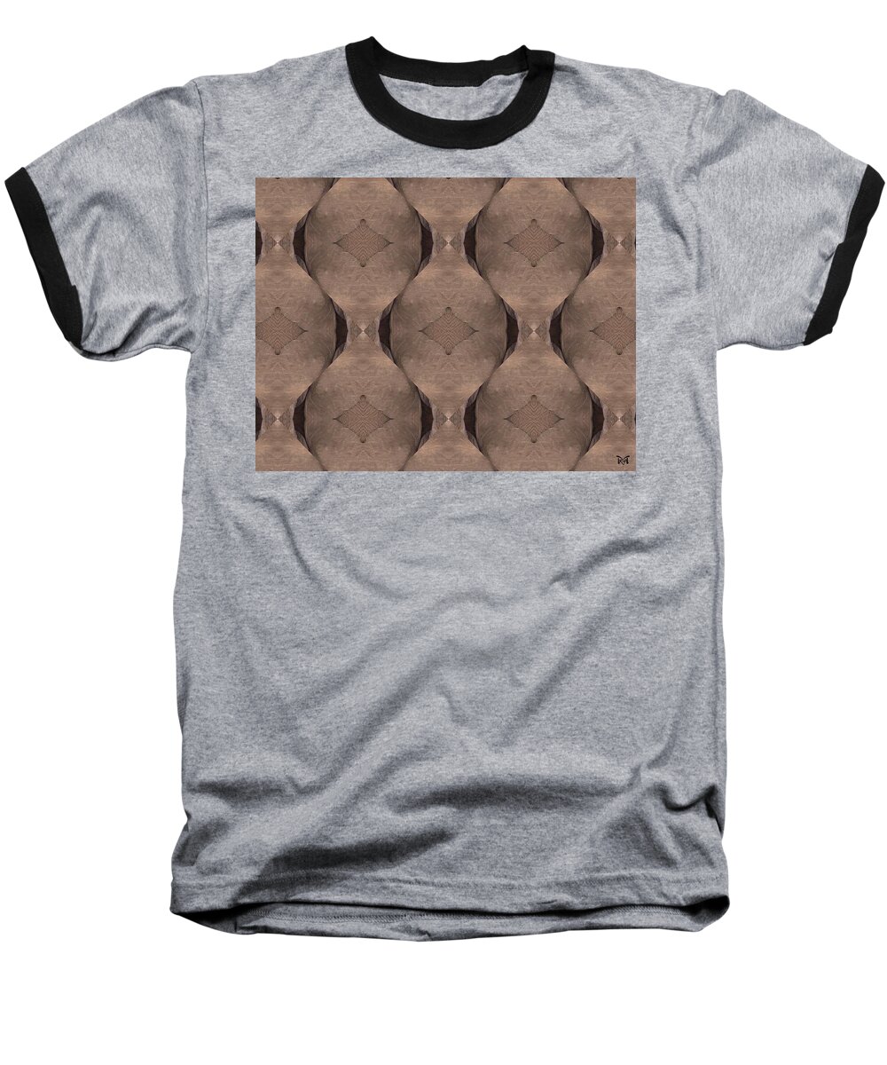 Digital Baseball T-Shirt featuring the digital art Elephant Skin by Maria Watt
