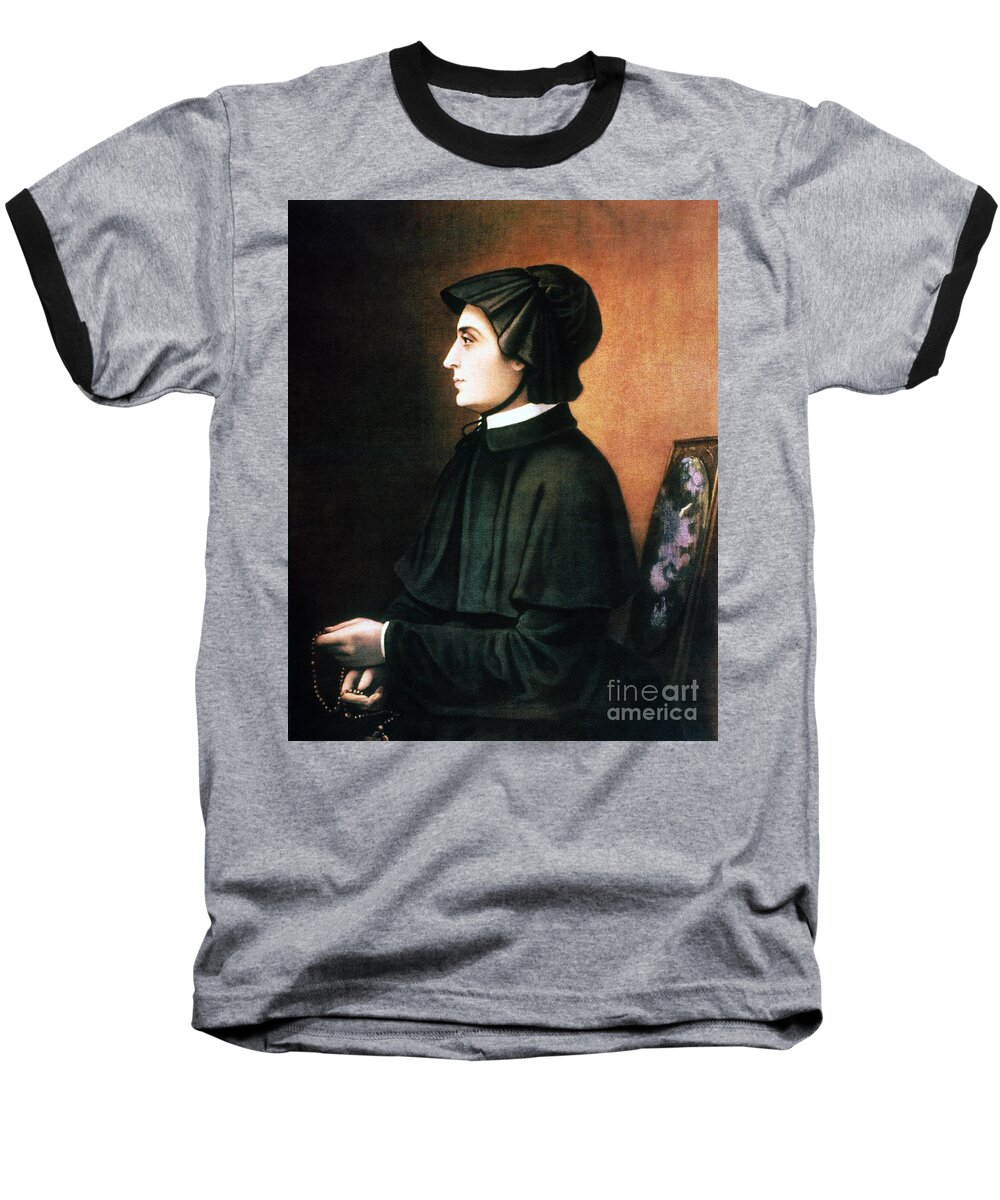 1804 Baseball T-Shirt featuring the painting Elizabeth Ann Seton by Granger