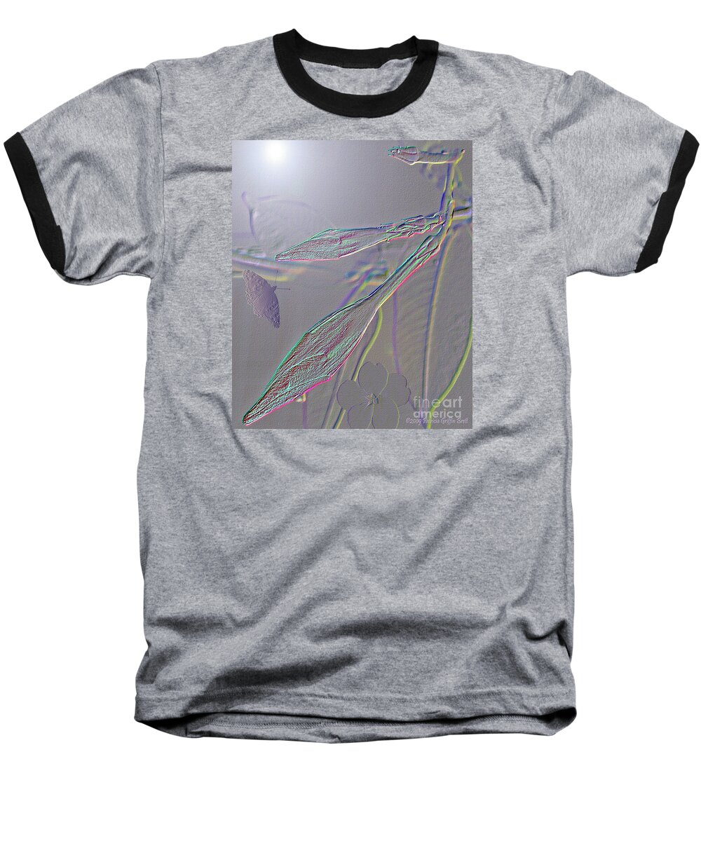 Mixed Media Art Baseball T-Shirt featuring the photograph Emergence by Patricia Griffin Brett