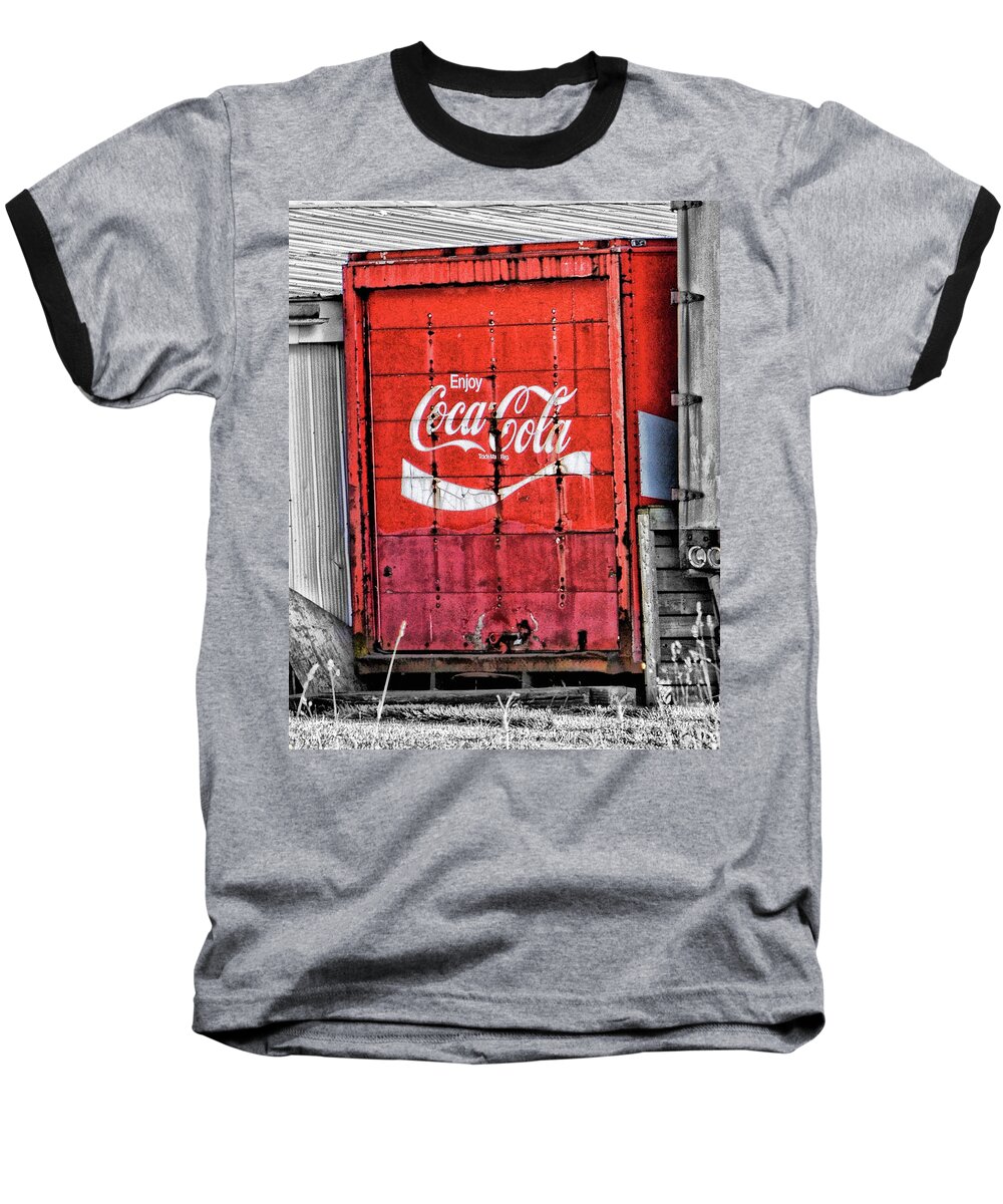 Coca Cola Baseball T-Shirt featuring the photograph Enjoy by Traci Cottingham