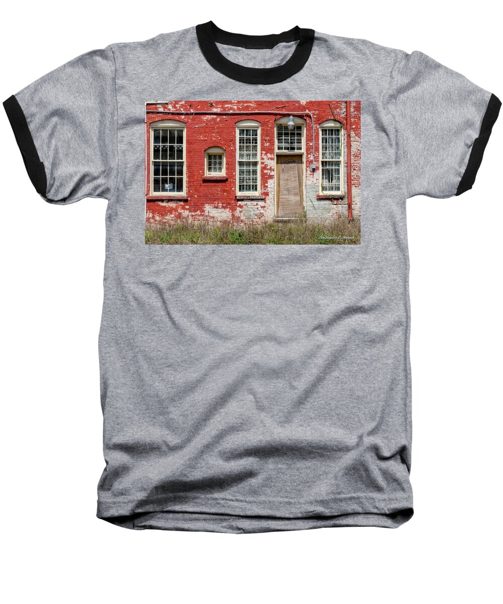 Christopher Holmes Photography Baseball T-Shirt featuring the photograph Enough Windows by Christopher Holmes