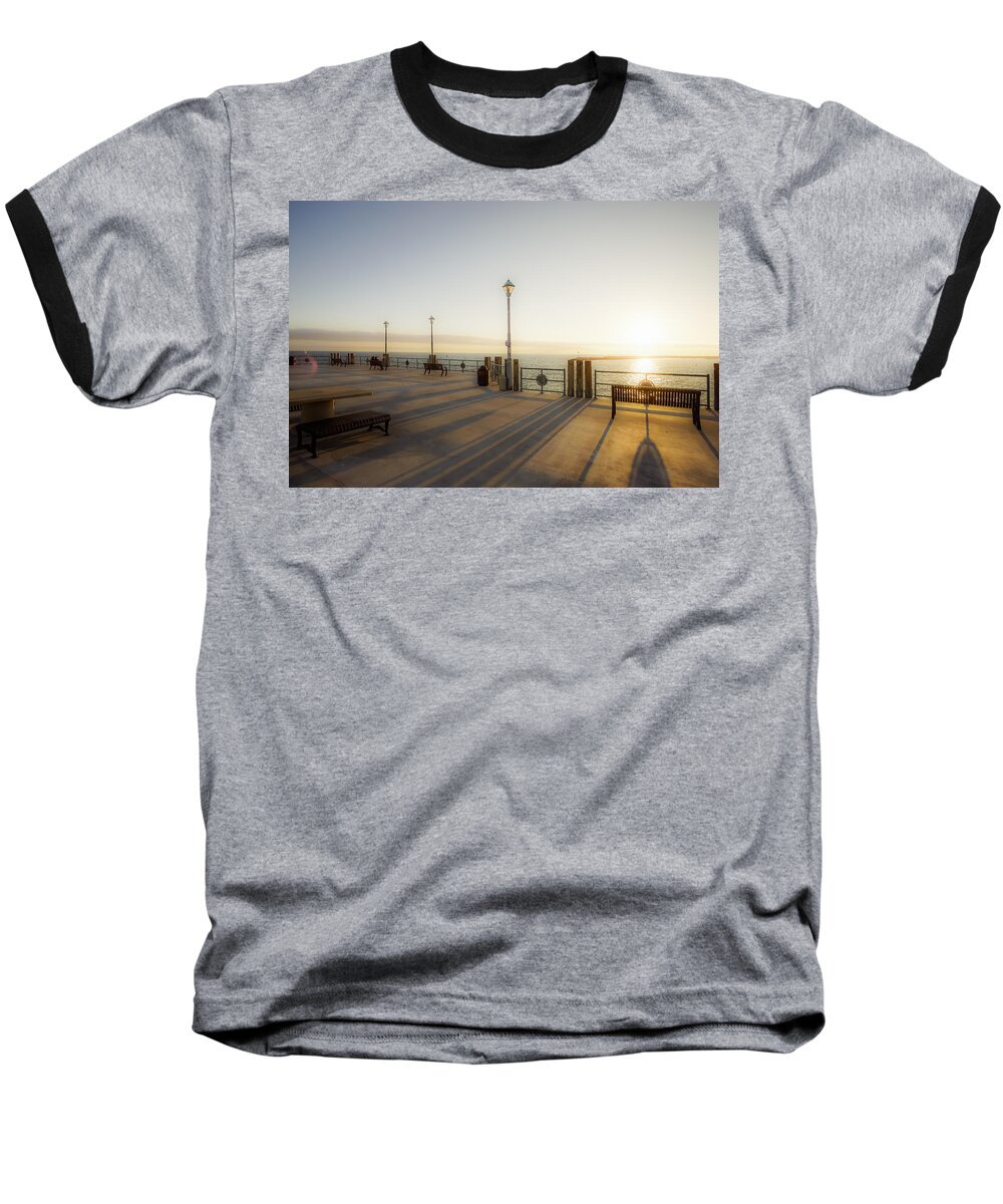 Sun Baseball T-Shirt featuring the photograph Evening Sun by Michael Hope