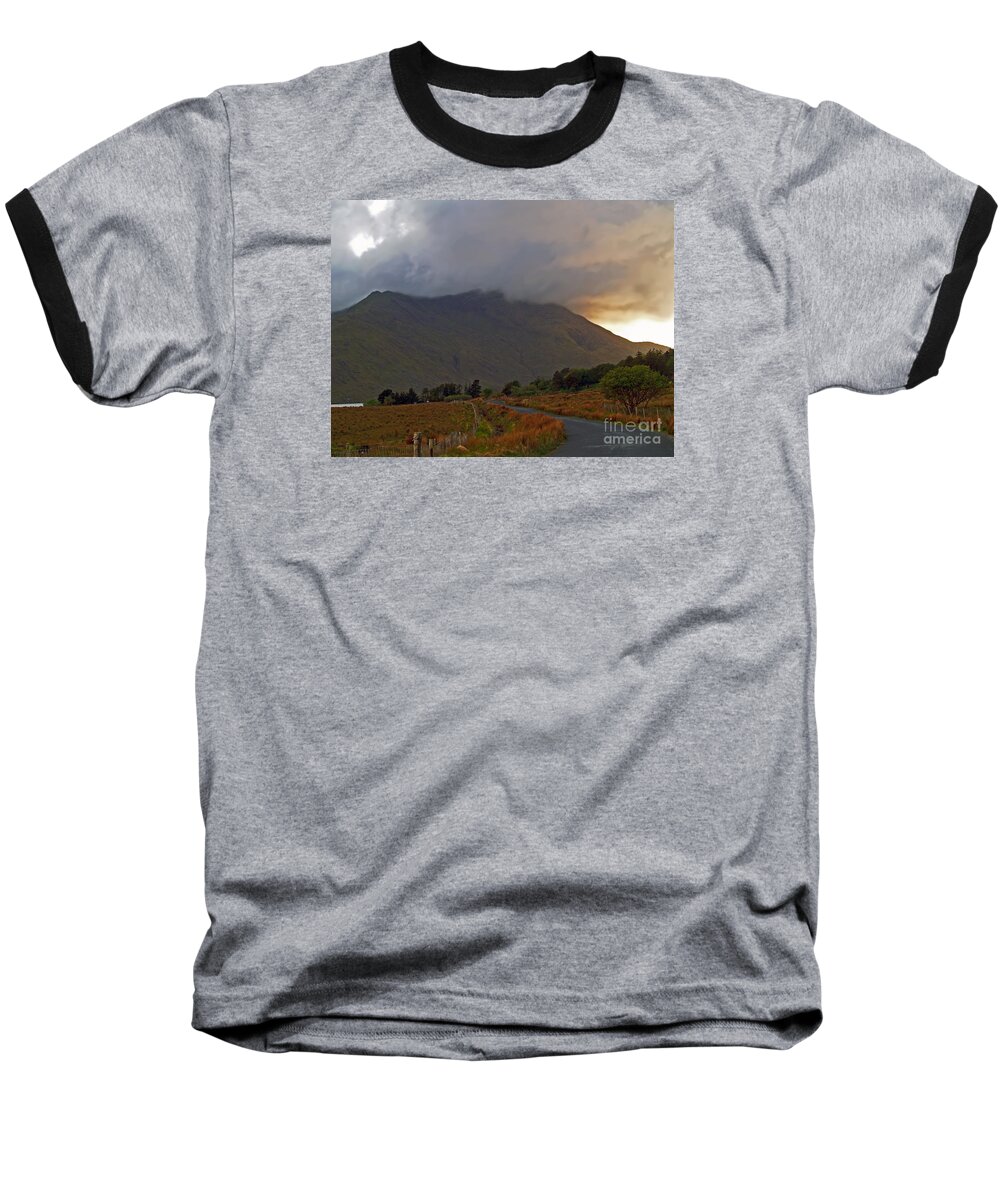 Fine Art Photography Baseball T-Shirt featuring the photograph Every Cloud Has a Silver Lining by Patricia Griffin Brett