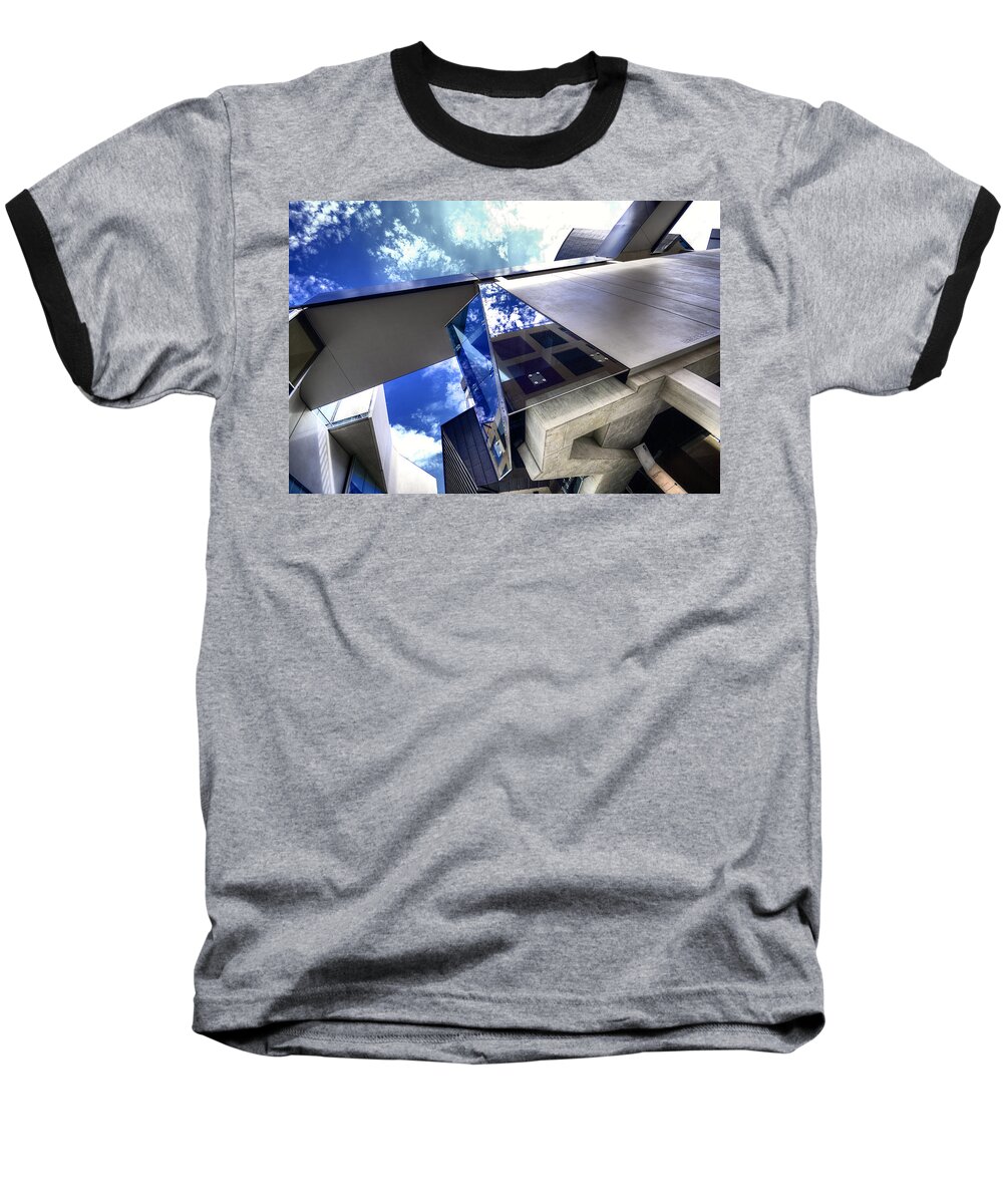 Architecture Baseball T-Shirt featuring the photograph Facetted by Wayne Sherriff