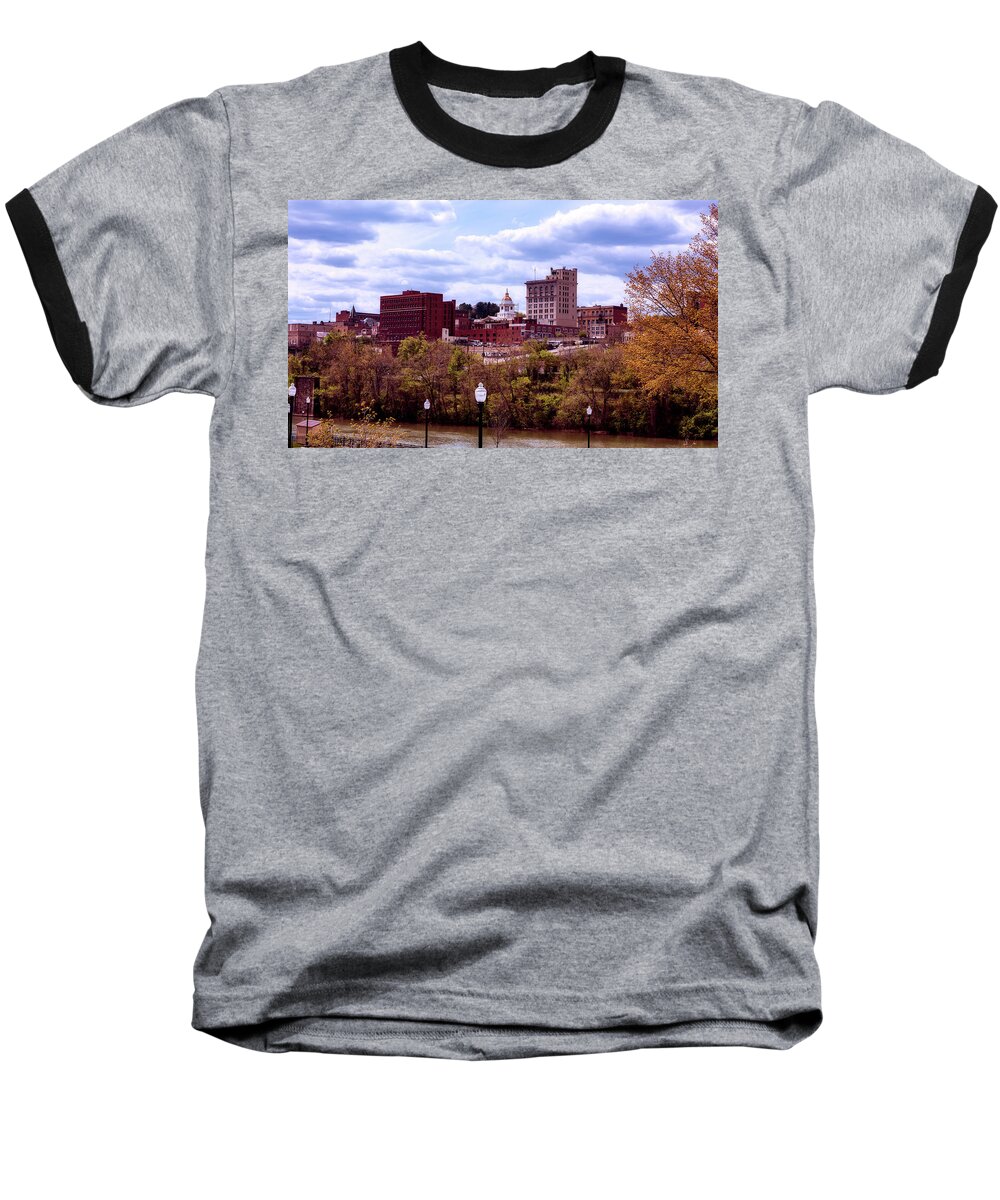 Fairmont Baseball T-Shirt featuring the photograph Fairmont West Virginia by Mountain Dreams