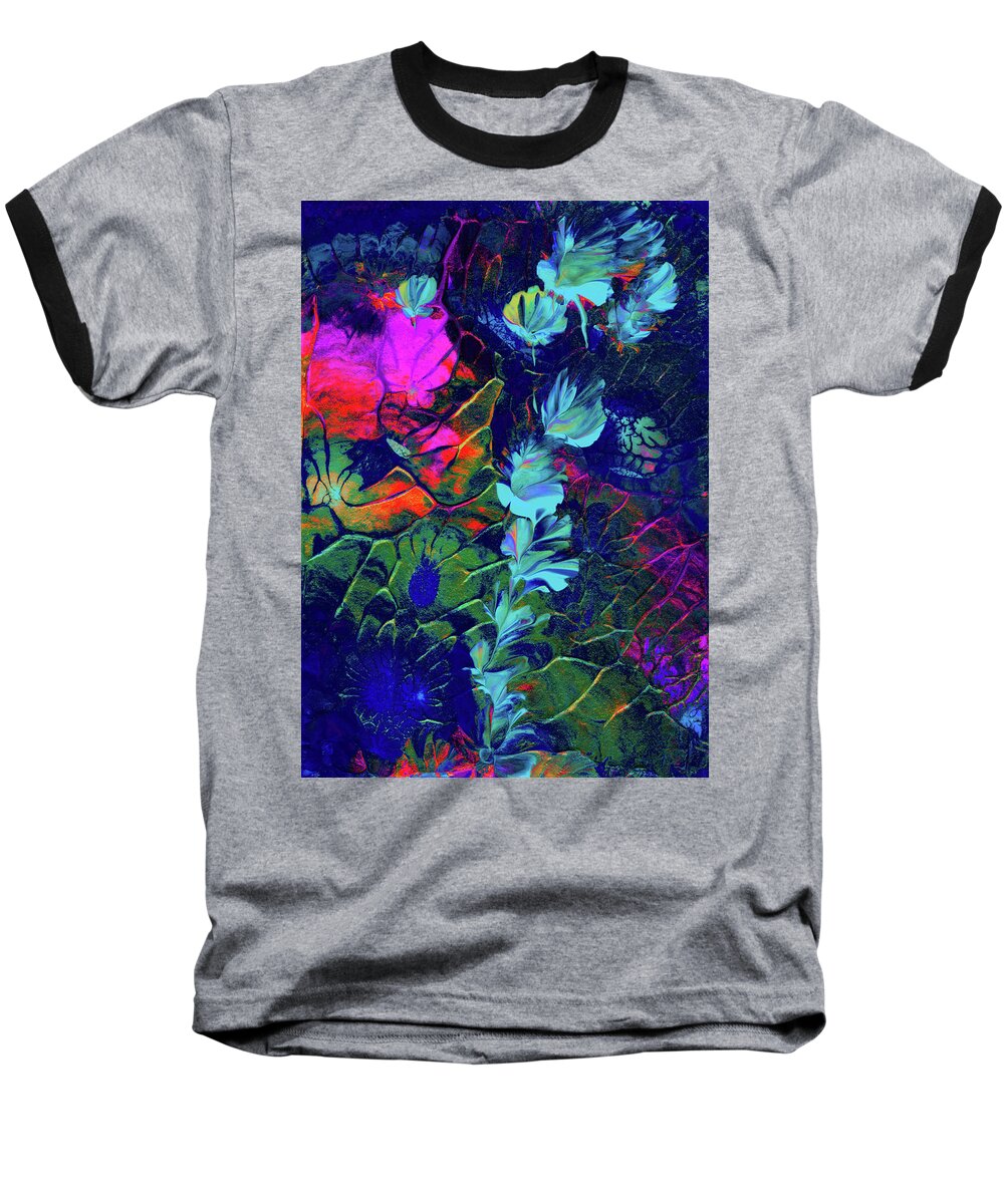 Fairy Baseball T-Shirt featuring the painting Fairy Dusting 2 by Nan Bilden