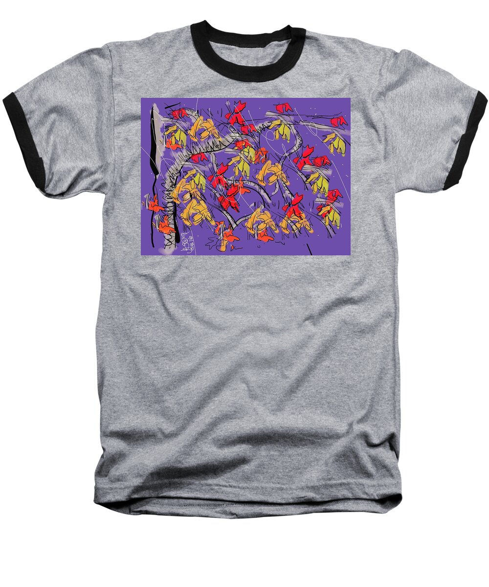 Heart Baseball T-Shirt featuring the digital art Fallen in Love by Jason Nicholas
