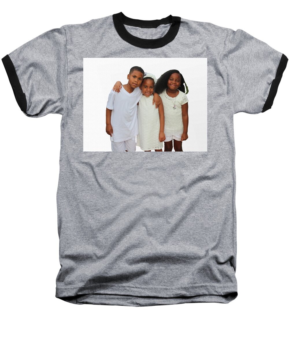 Kids Baseball T-Shirt featuring the photograph Family Love by Audrey Robillard