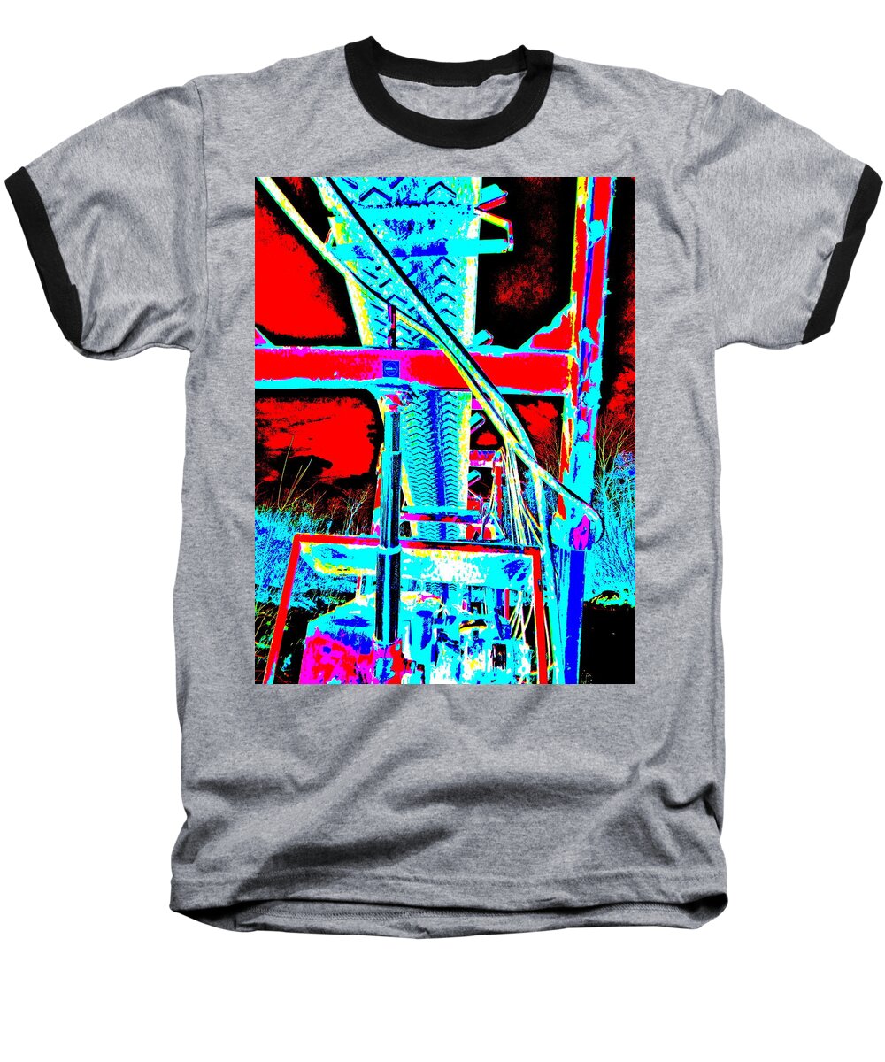 Abstract Baseball T-Shirt featuring the photograph Feb 2016 36 by George Ramos