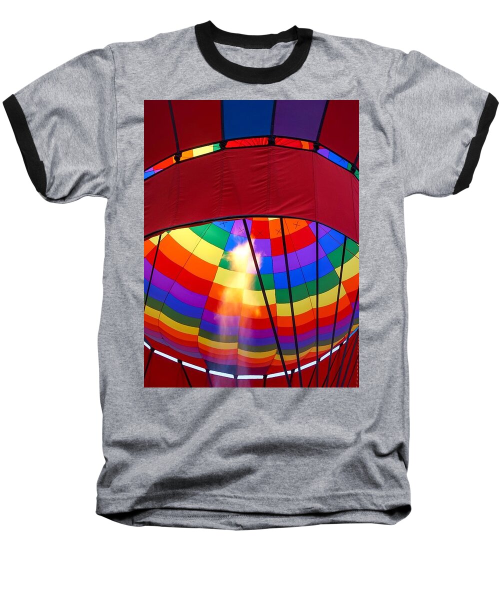  Baseball T-Shirt featuring the photograph Fiery by Kendall McKernon