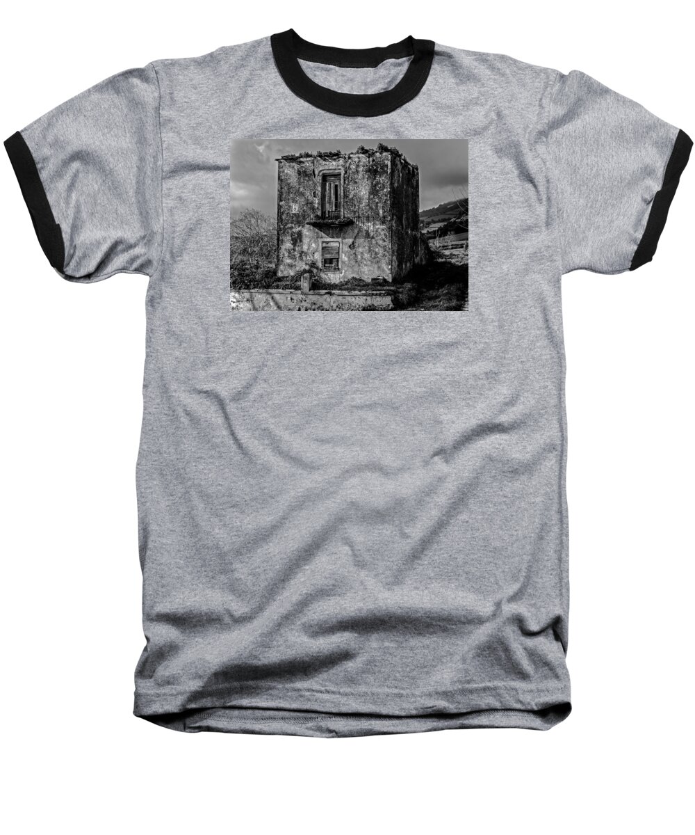 Abandon Baseball T-Shirt featuring the photograph Fine Art Back and White234 by Joseph Amaral
