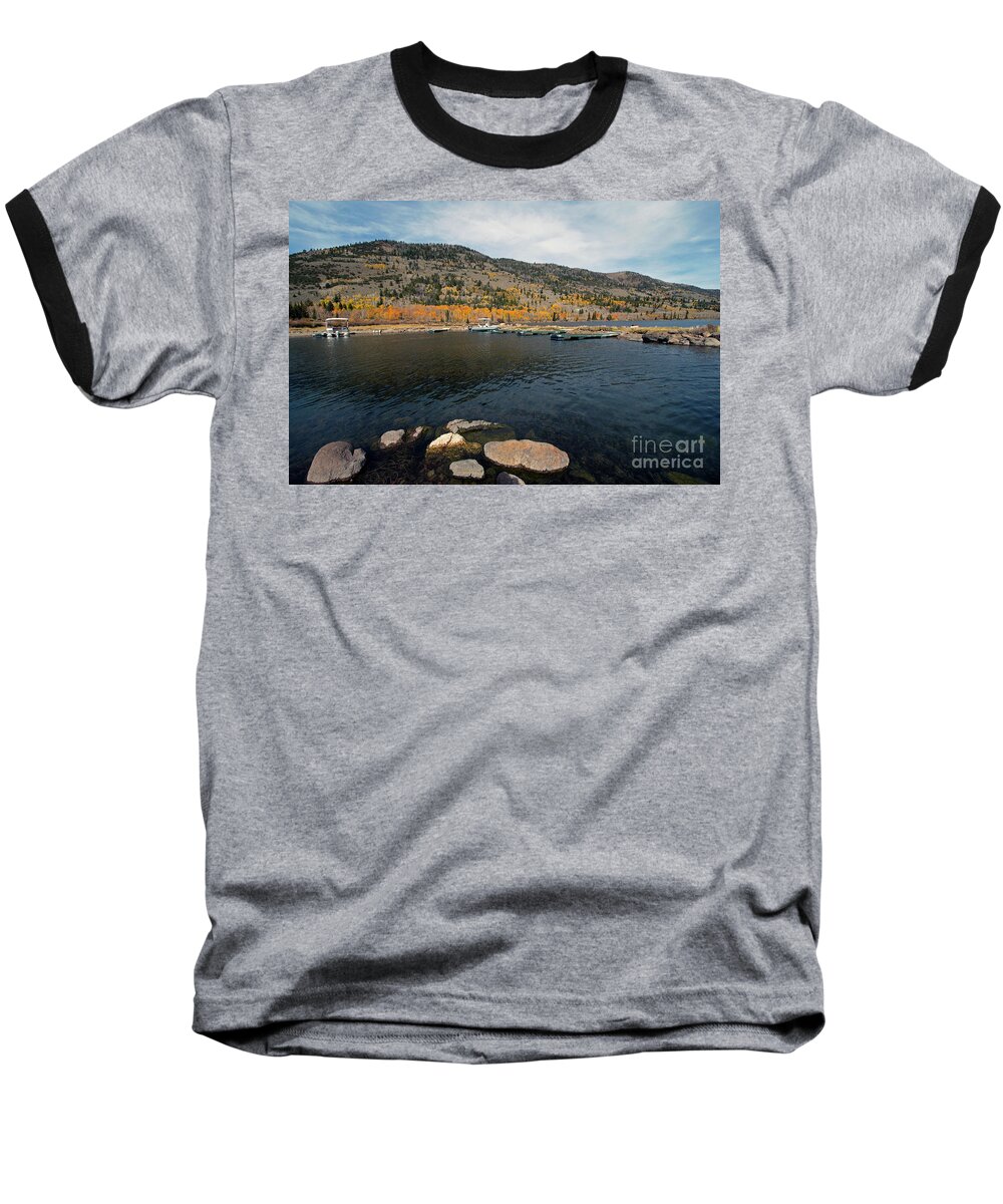 Fish Lake Baseball T-Shirt featuring the photograph Fish Lake Ut by Cindy Murphy - NightVisions