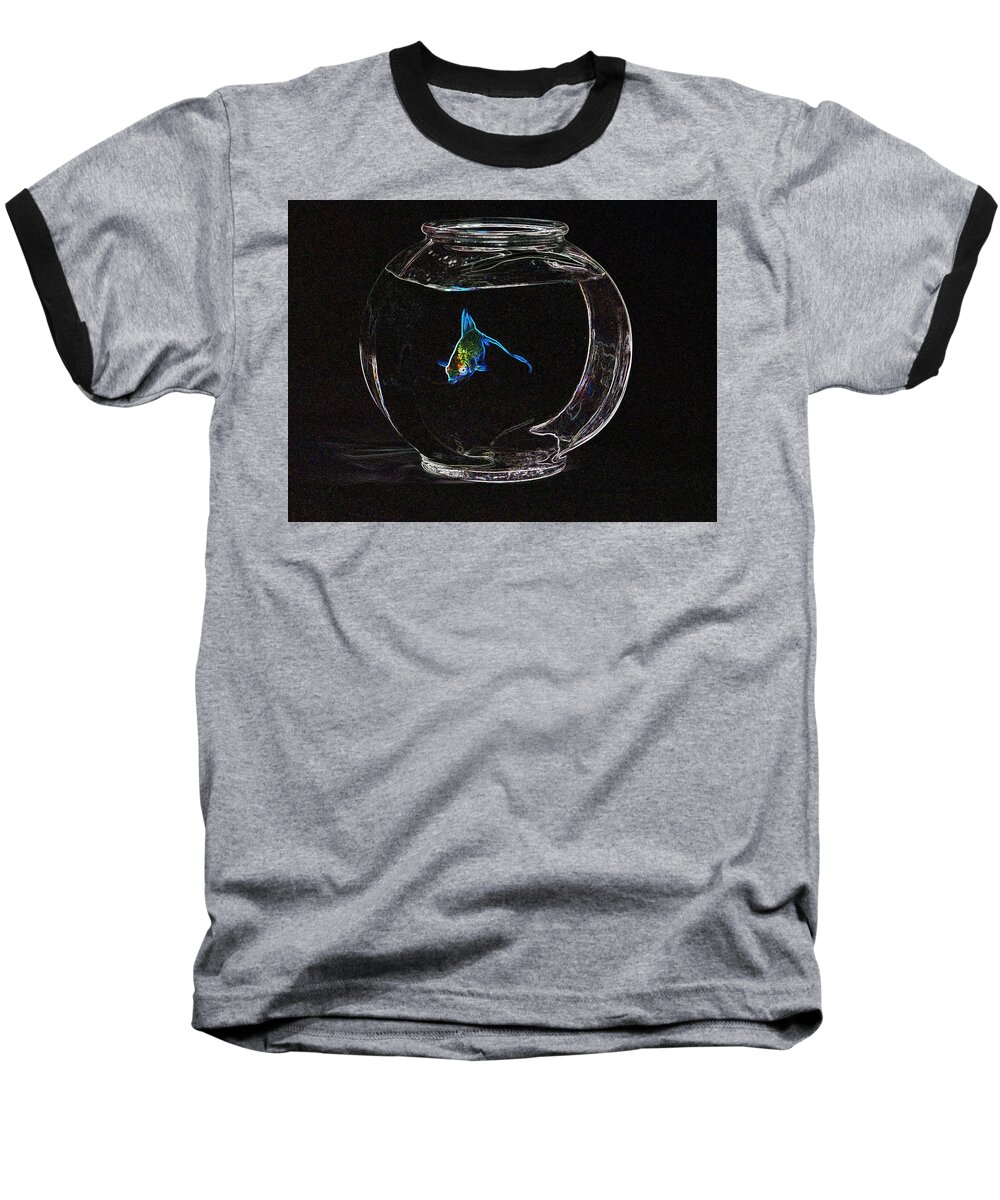 Fish Baseball T-Shirt featuring the photograph Fishbowl by Tim Allen