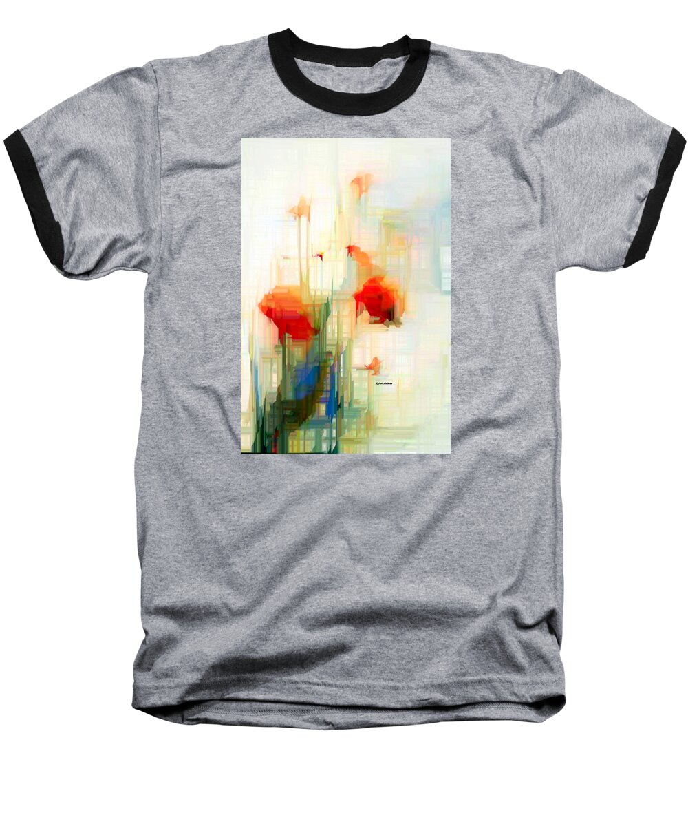 Art Baseball T-Shirt featuring the digital art Flower 9230 by Rafael Salazar