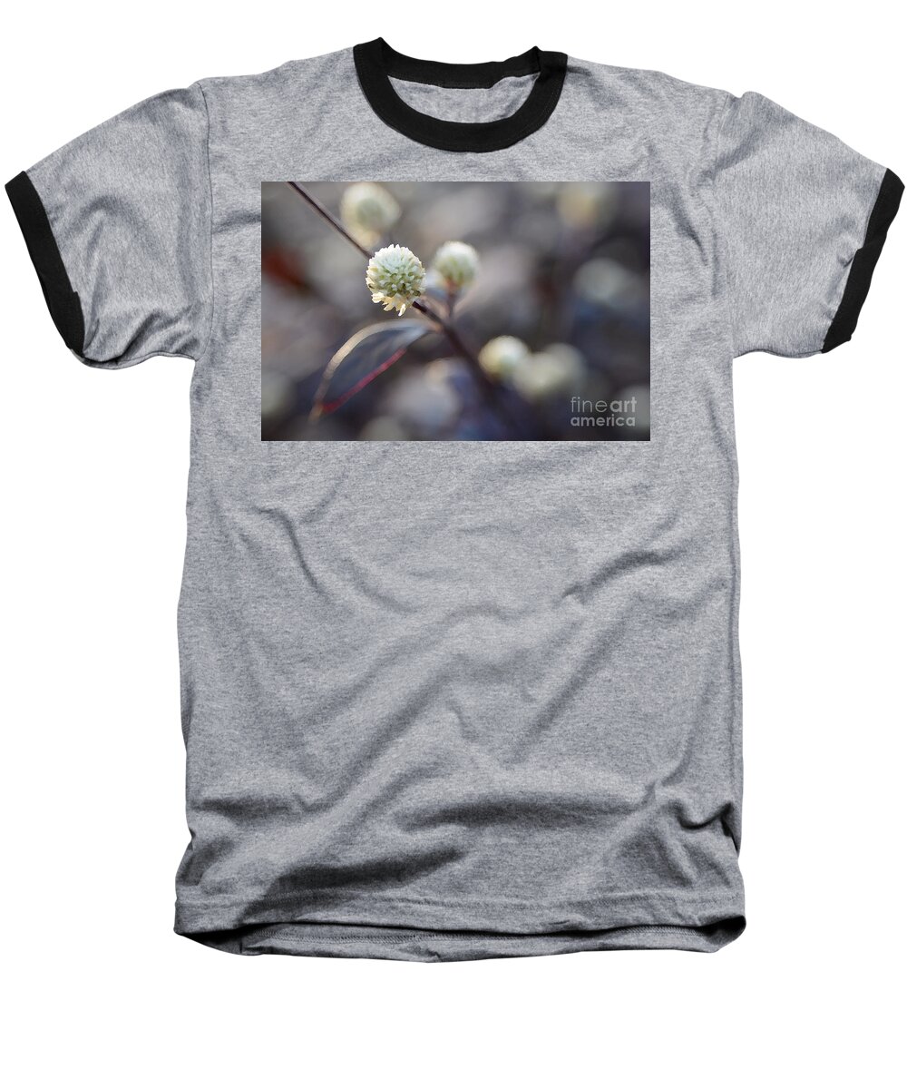 Flower Baseball T-Shirt featuring the photograph Flower Bokeh by Lorenzo Cassina