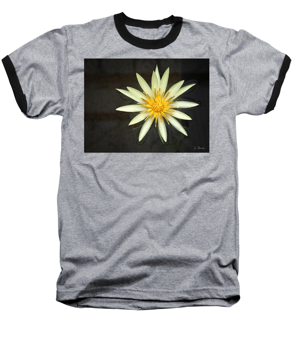 Flower Baseball T-Shirt featuring the photograph Flowerburst by Joe Bonita