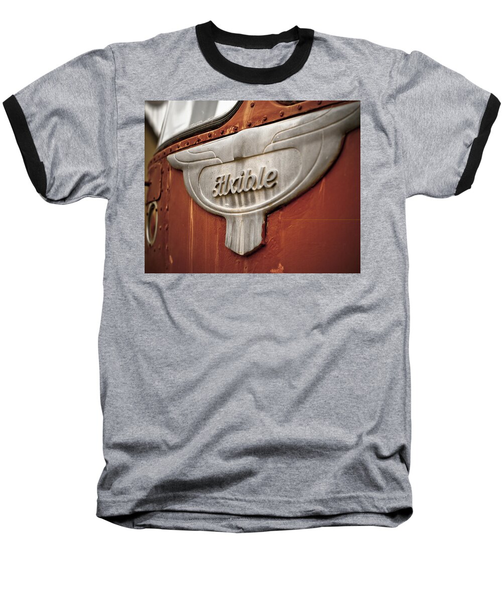 Bob Wills Baseball T-Shirt featuring the photograph Flxible Clipper 1948 by Adam Reinhart