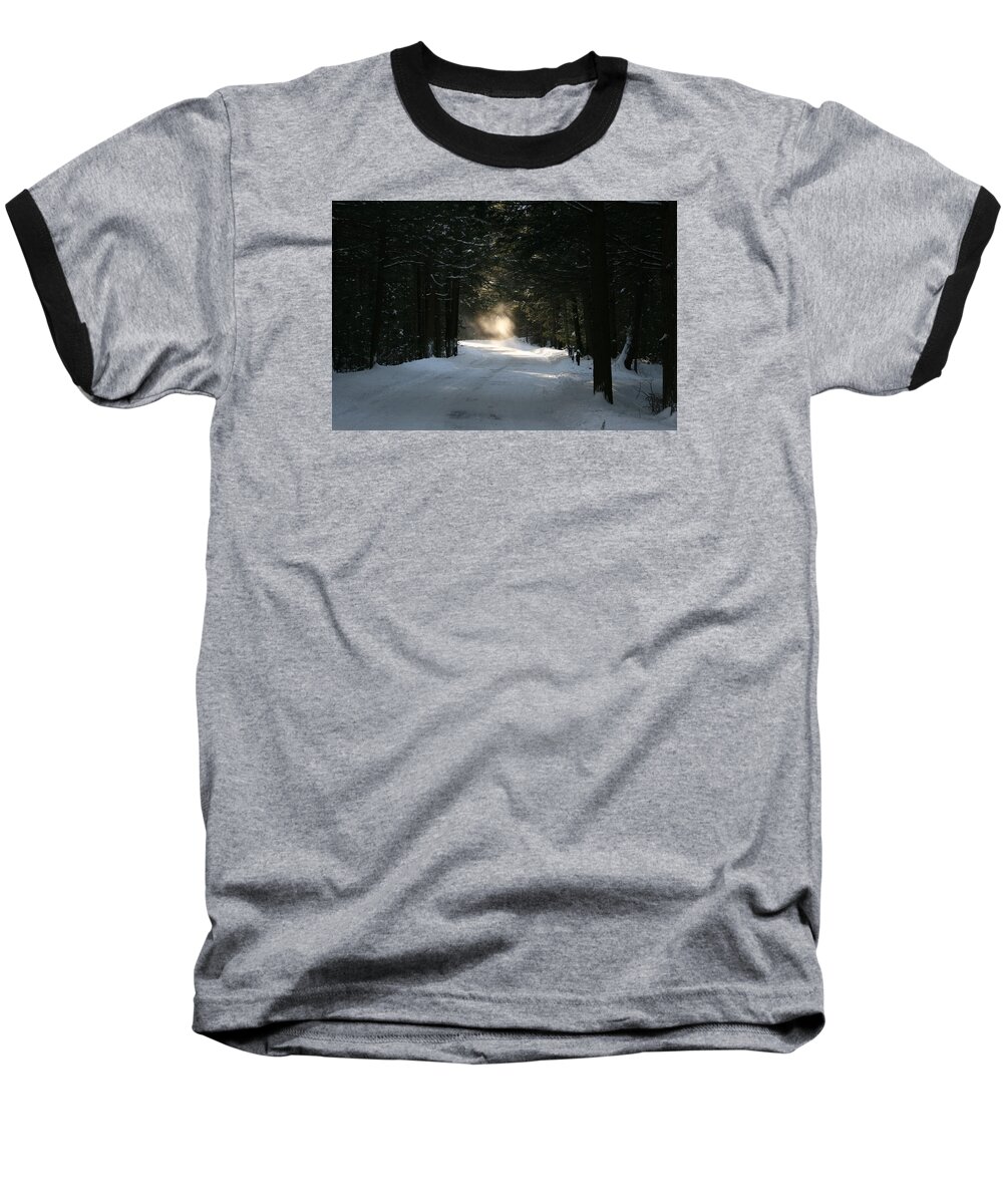 Falling Snow Baseball T-Shirt featuring the photograph Flying Angel No.2 by Neal Eslinger