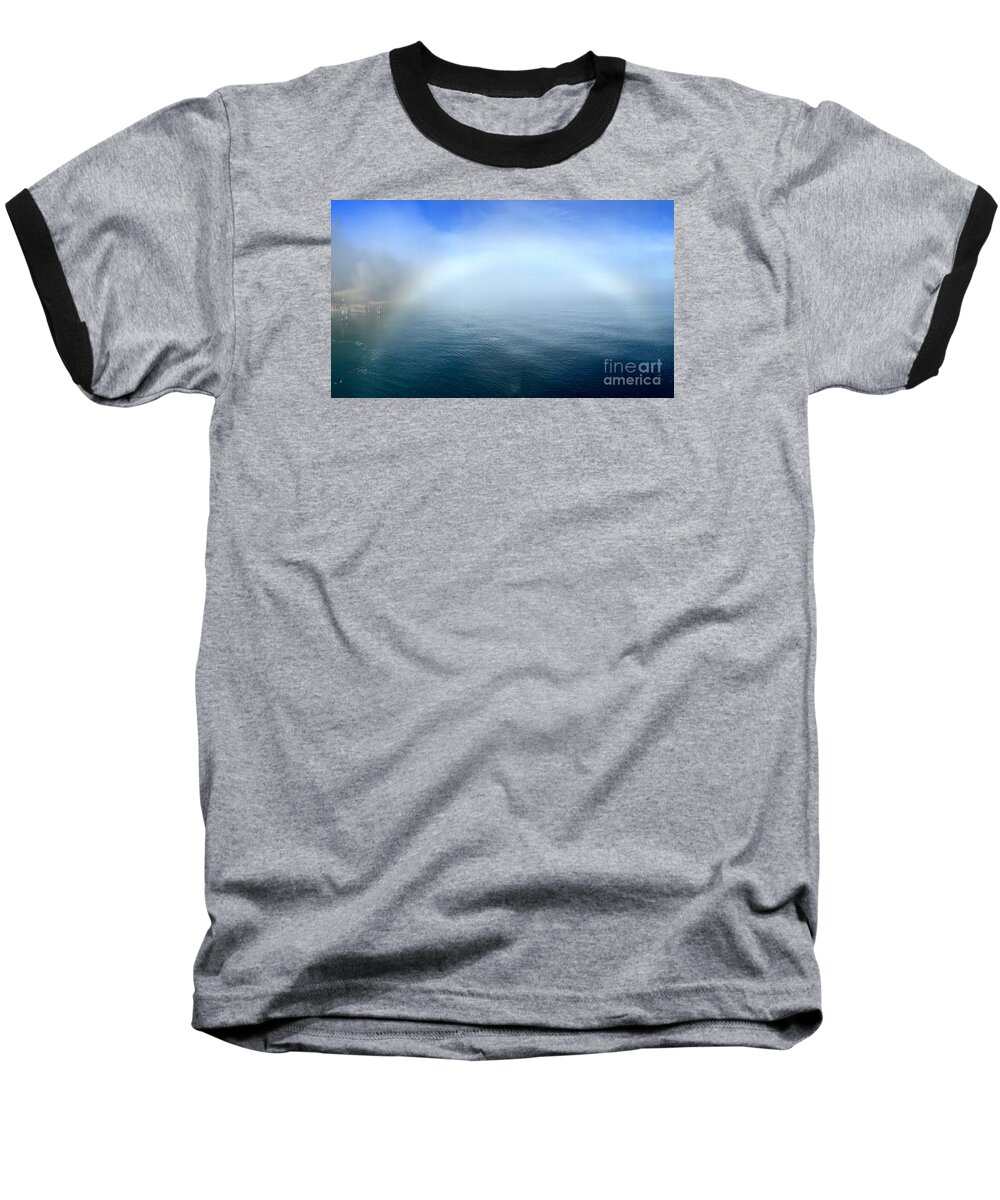 Photography Baseball T-Shirt featuring the photograph Fogbow by Sean Griffin