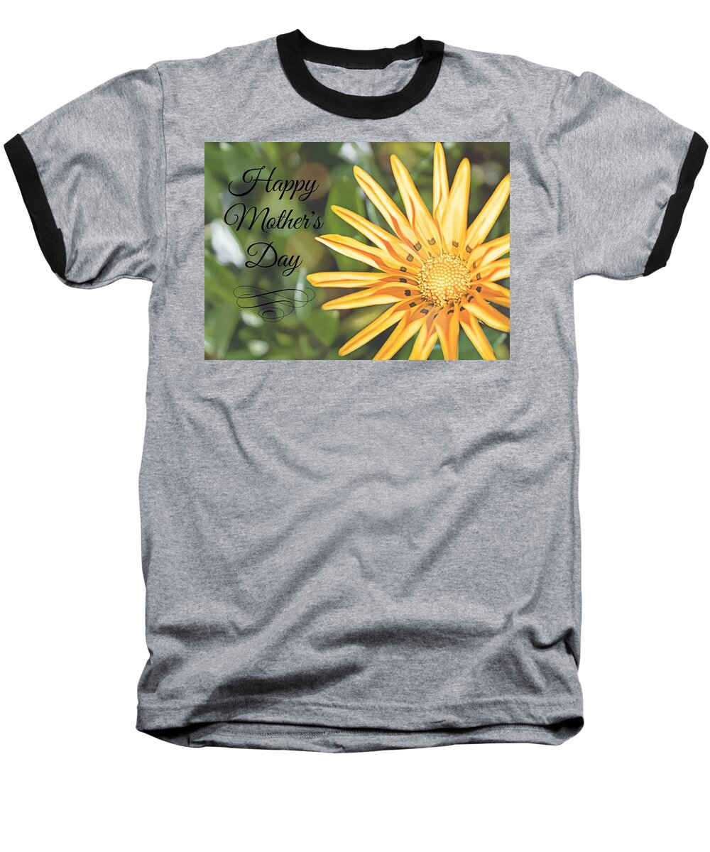 Orange Flower Baseball T-Shirt featuring the photograph For My Mother by Alison Frank