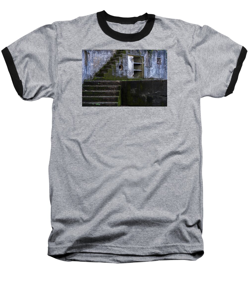 Cape Disappointment State Park Baseball T-Shirt featuring the photograph Fort Canby by Robert Potts