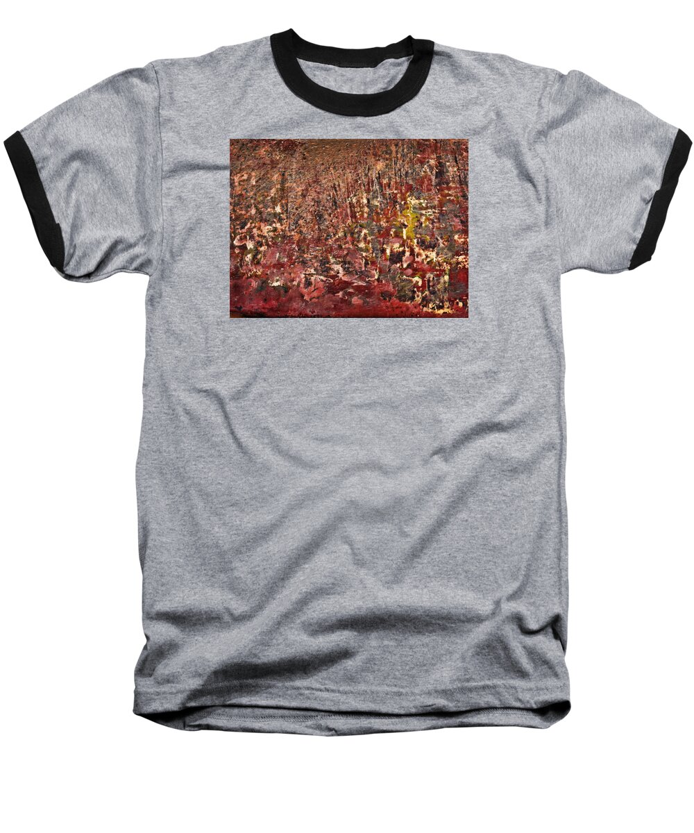 Abstract Baseball T-Shirt featuring the photograph Foundling by John Hansen