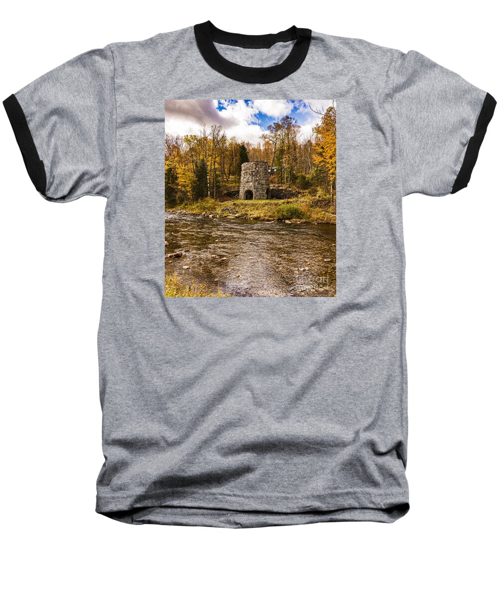 Franconia Baseball T-Shirt featuring the photograph Franconia Fall by Anthony Baatz