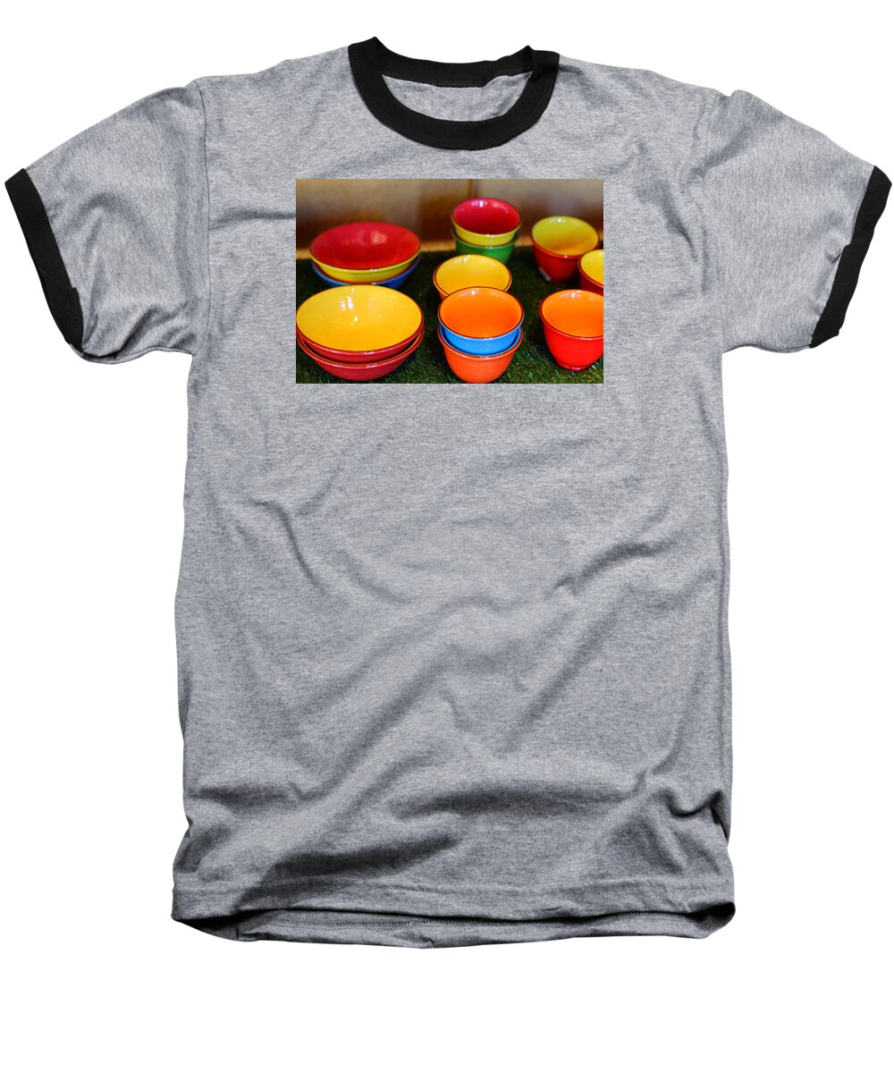 Bowls Baseball T-Shirt featuring the photograph French Collection by Richard Patmore
