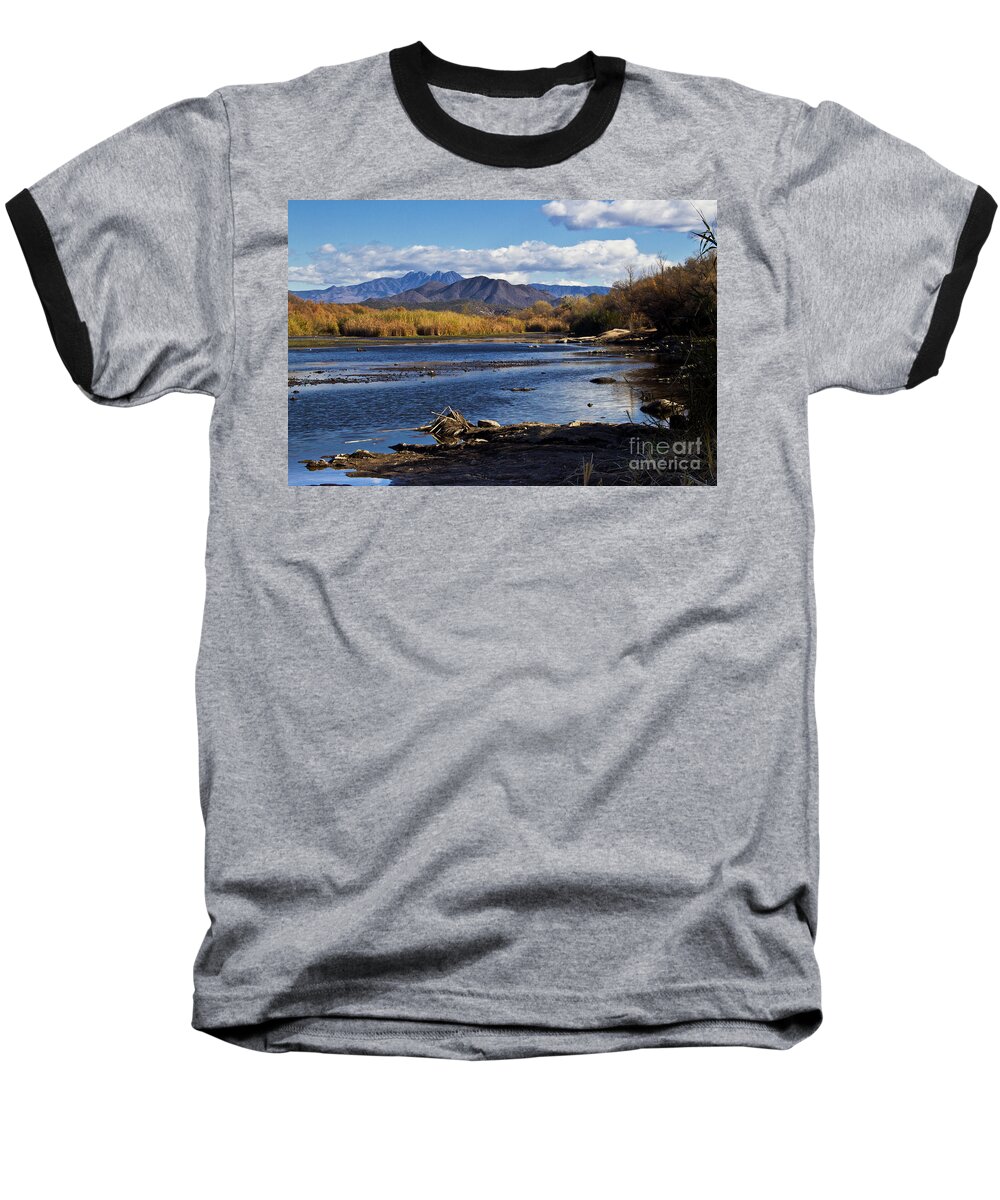 Arizona Baseball T-Shirt featuring the photograph From the Salt by Kathy McClure