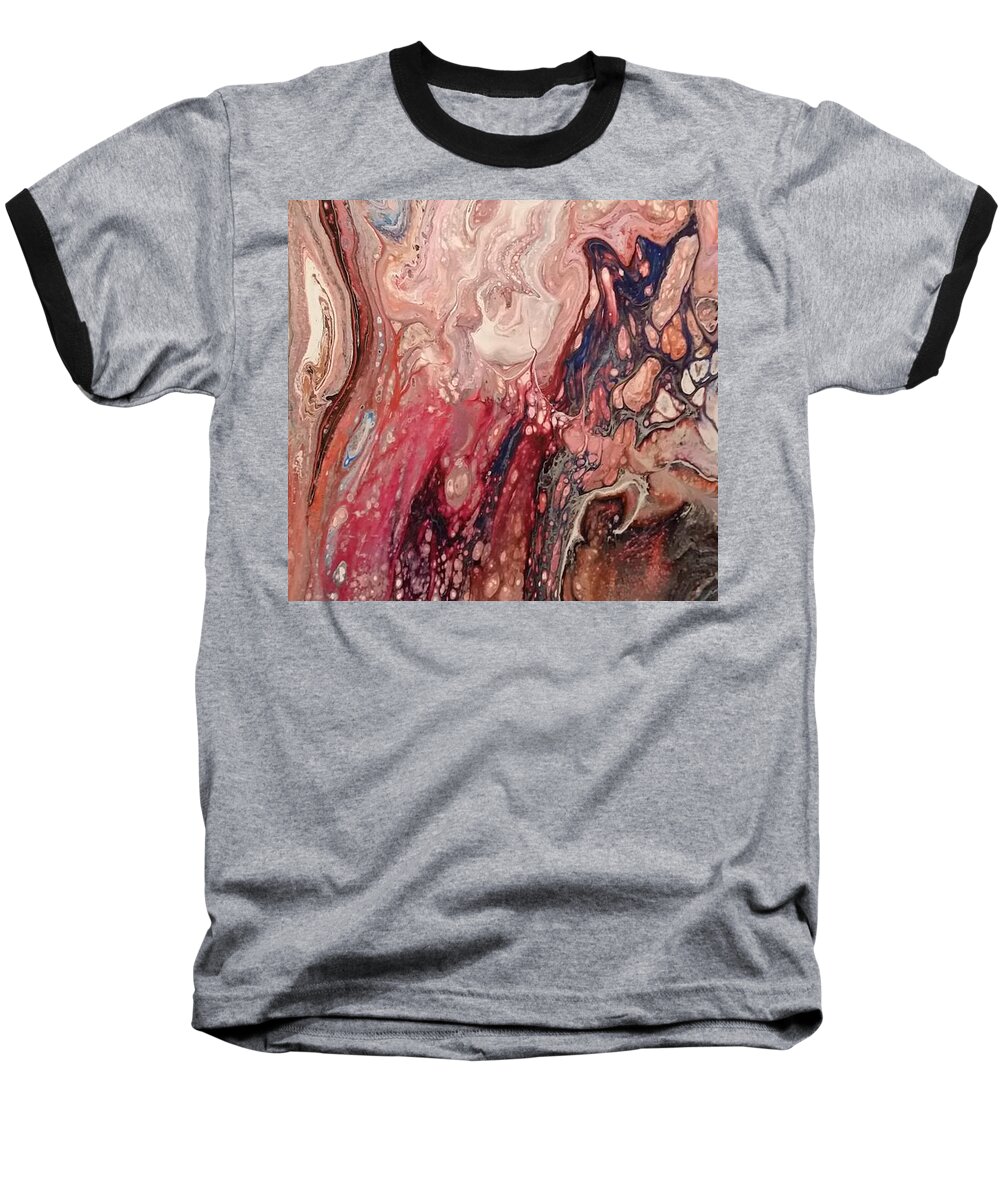 Acrylic Baseball T-Shirt featuring the painting Further More by Gertrude Palmer