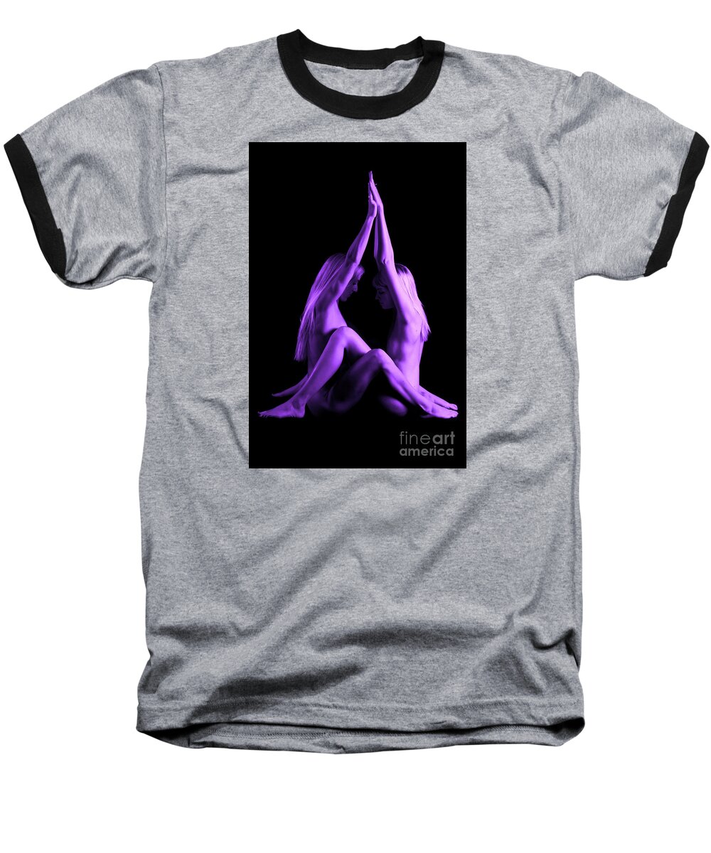 Artistic Photographs Baseball T-Shirt featuring the photograph Fusion point by Robert WK Clark