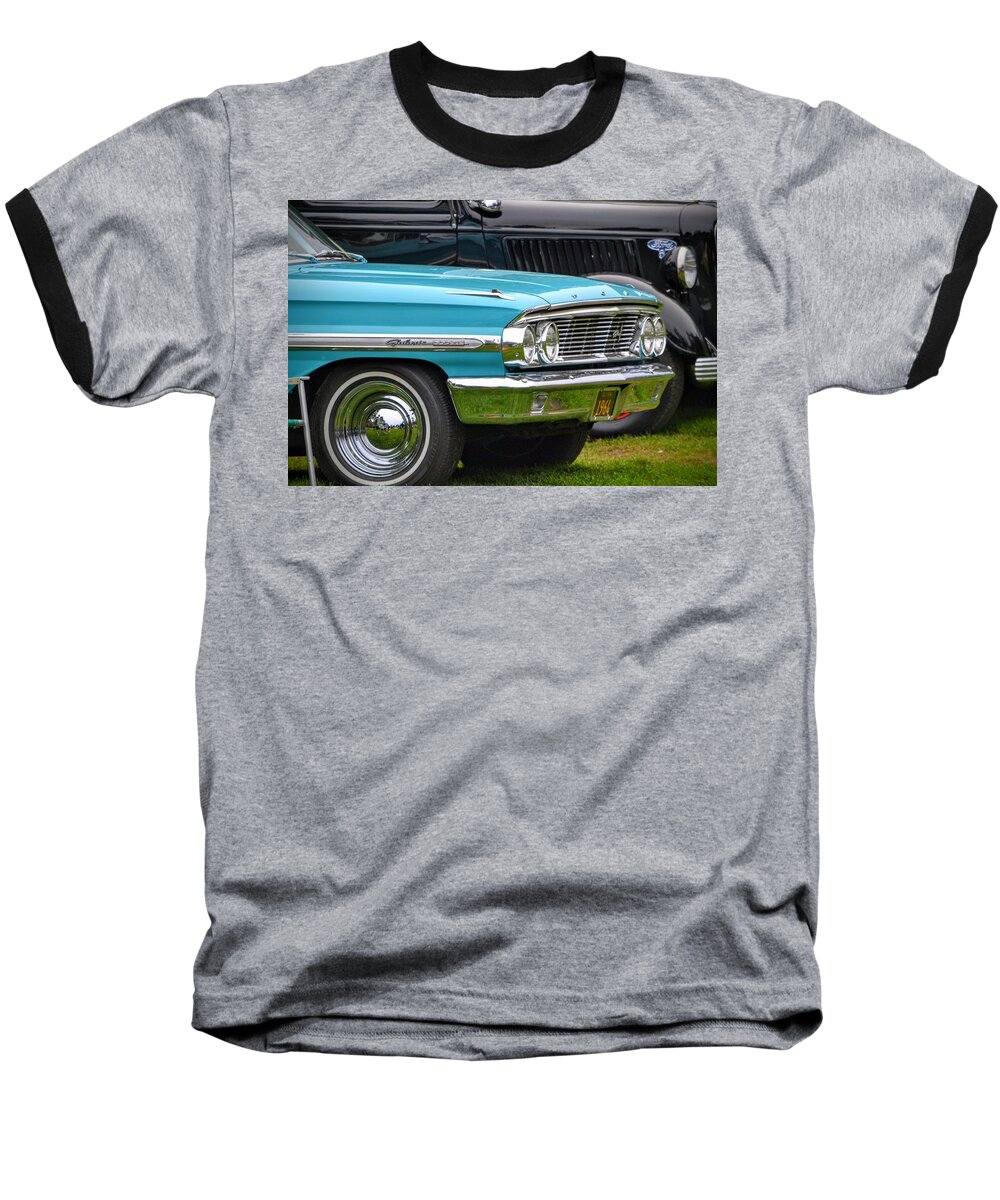 Head Baseball T-Shirt featuring the photograph 1964 Ford Galaxie 500 XL by Dean Ferreira