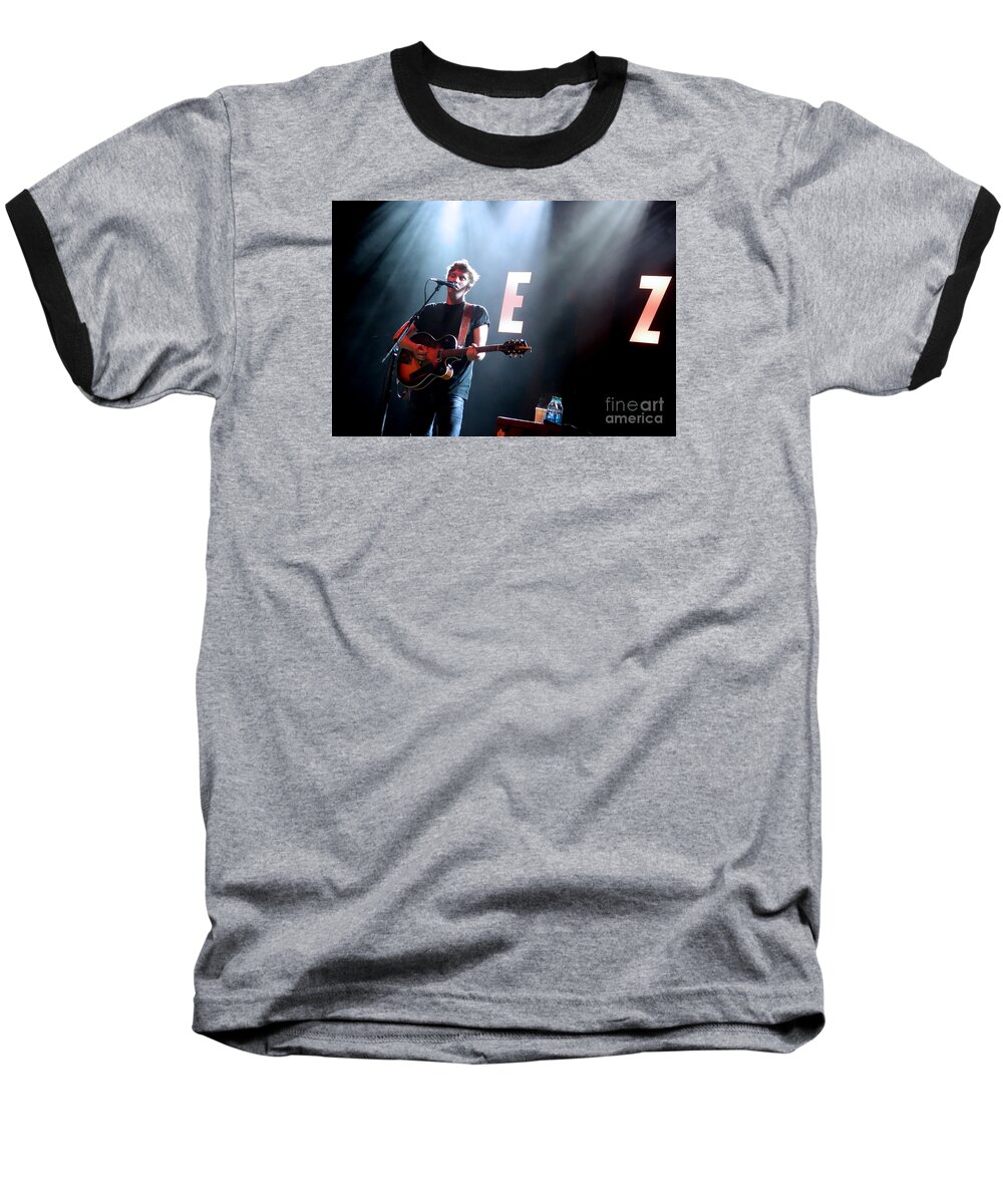 George Ezra Baseball T-Shirt featuring the photograph George Ezra by Jennifer Camp