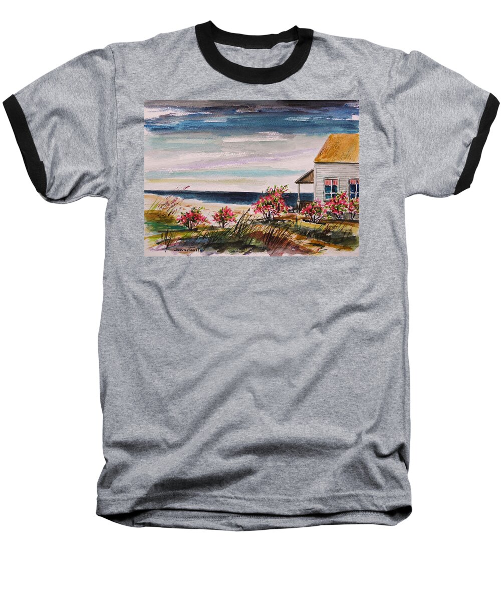 Beach Baseball T-Shirt featuring the painting Getaway by John Williams